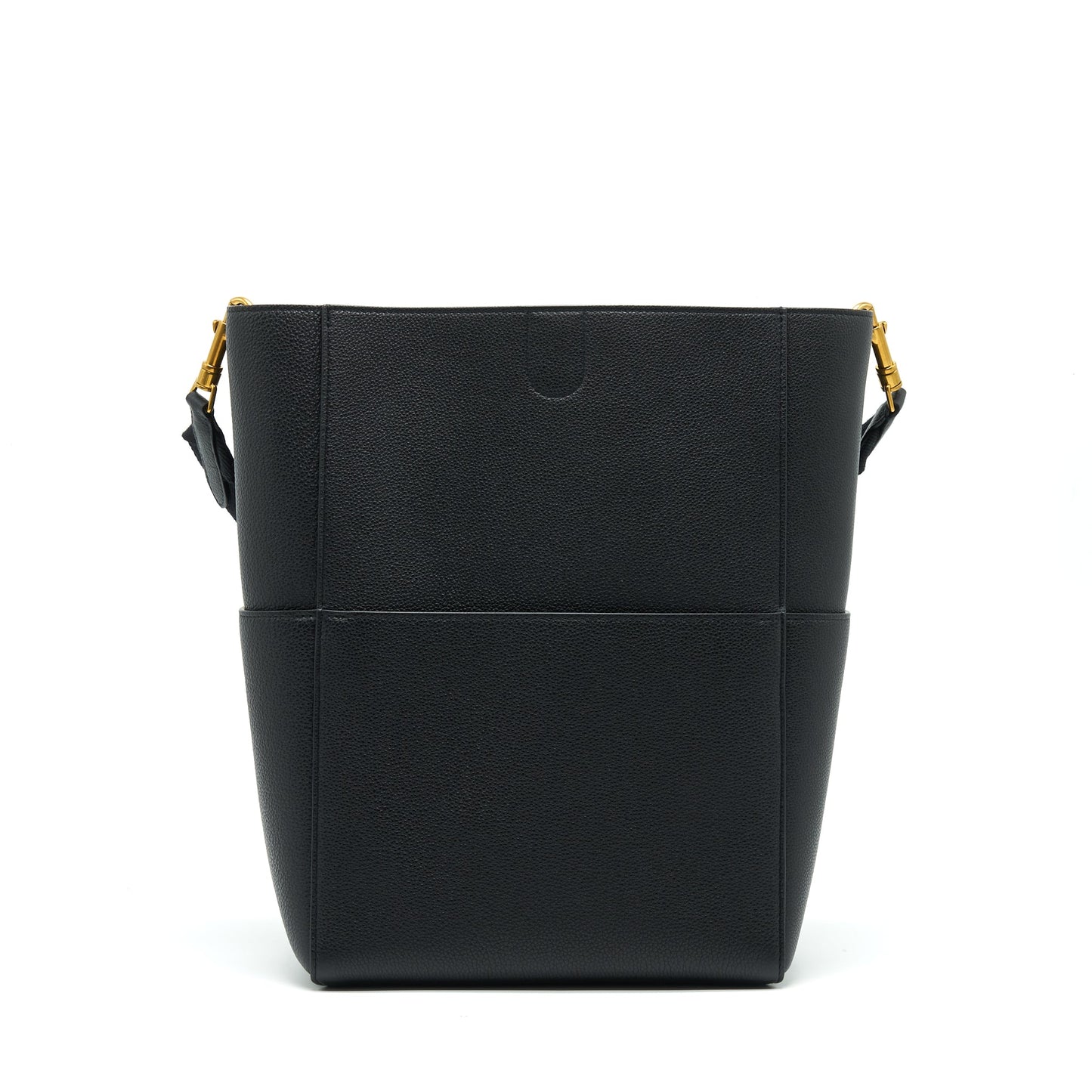 Celine Sangle Bucket Bag Black With GHW