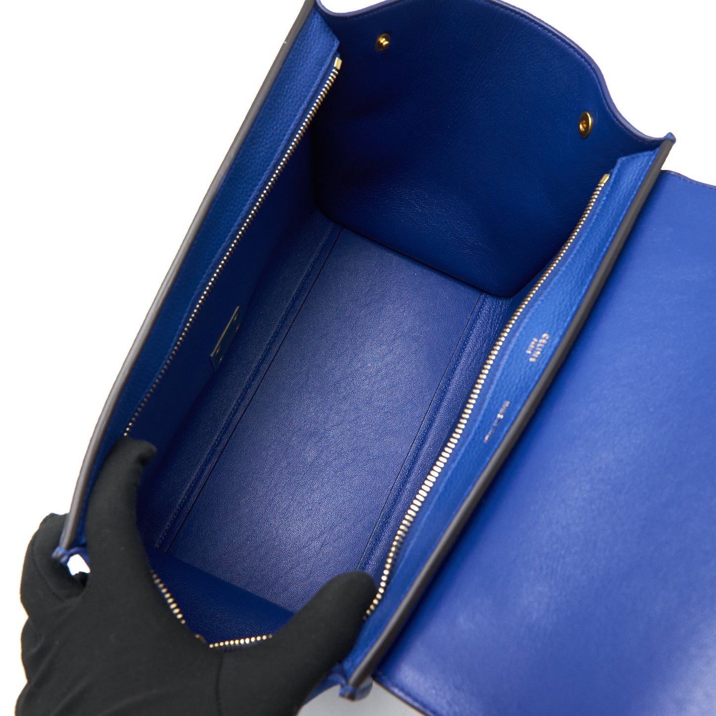 Celine Trapeze Blue with GHW
