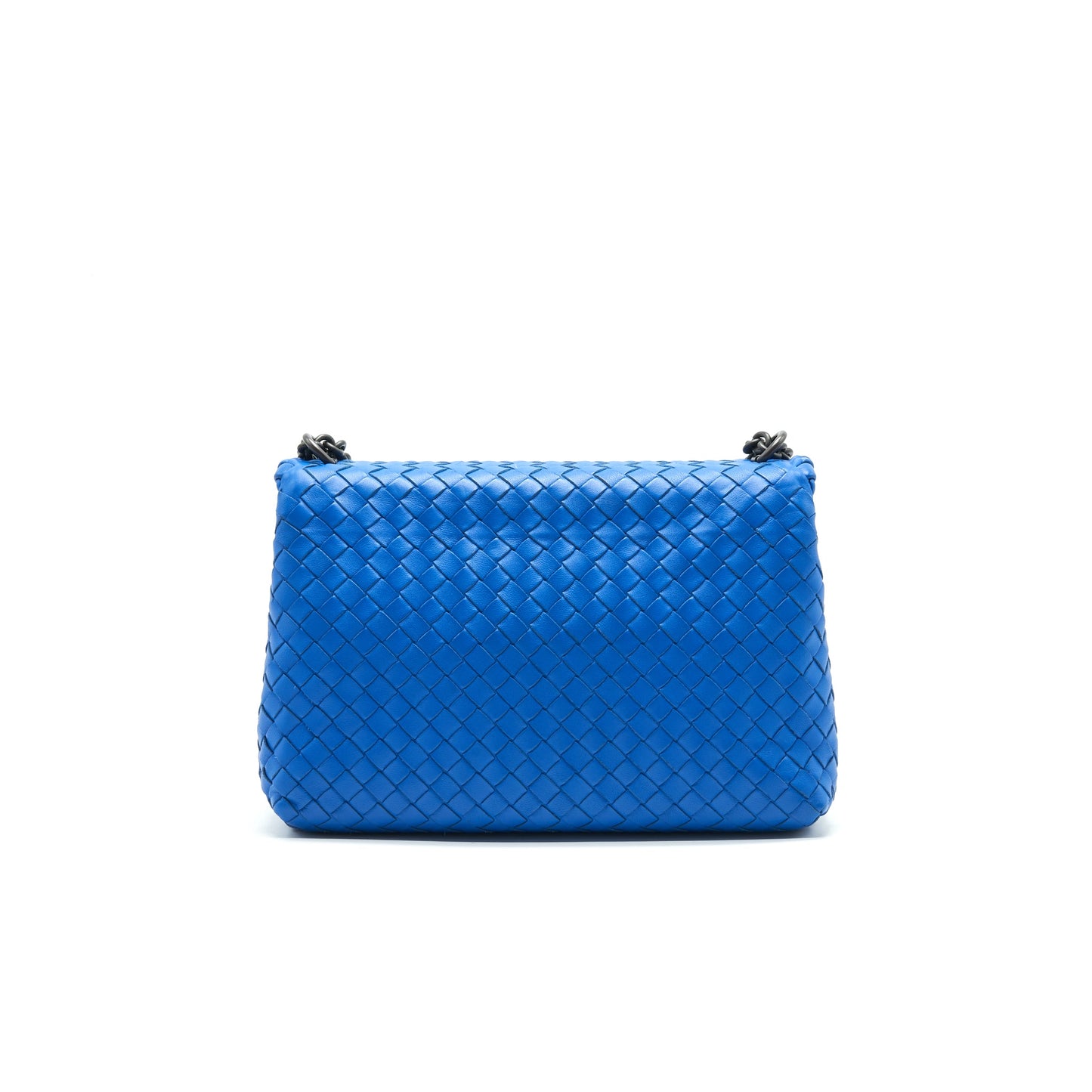 BOTTEGA VENETA SMALL OLYMPIA BAG BLUE