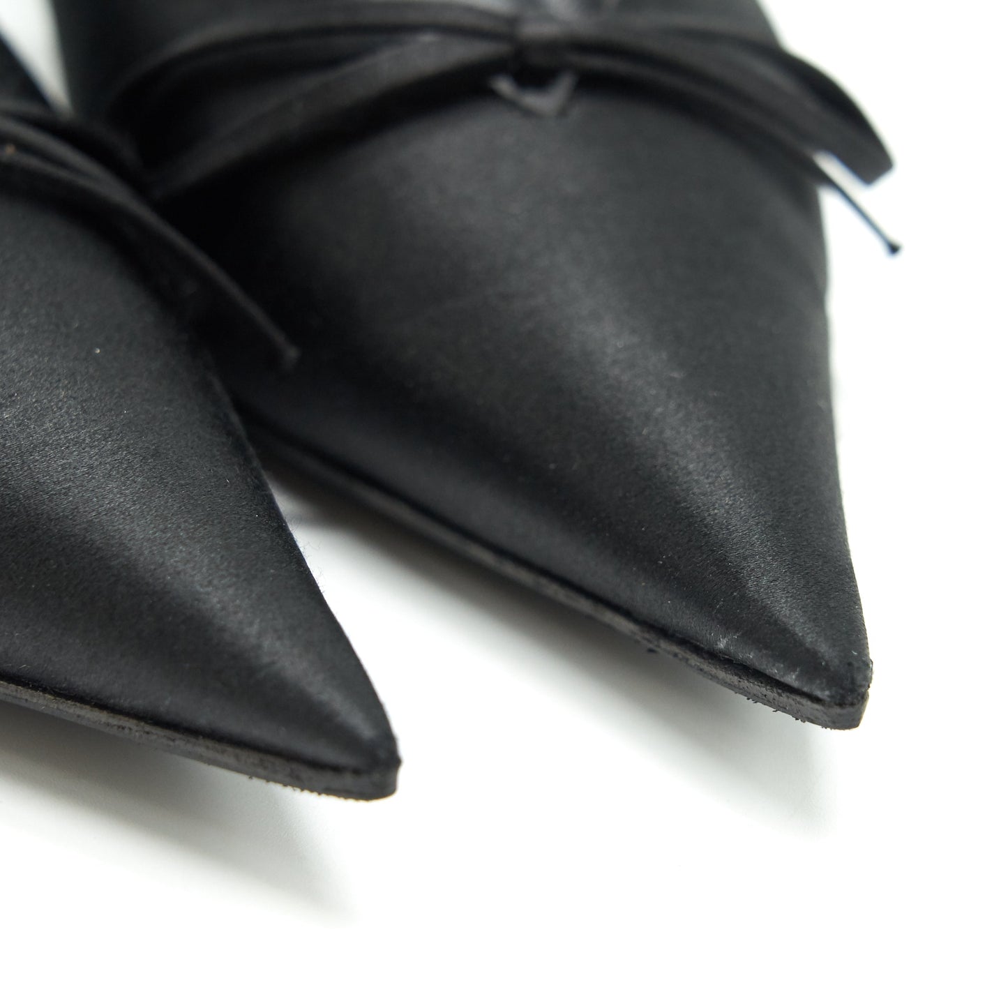 BALENCIAGA BOW KNIFE SLINGBACK BLACK Size37