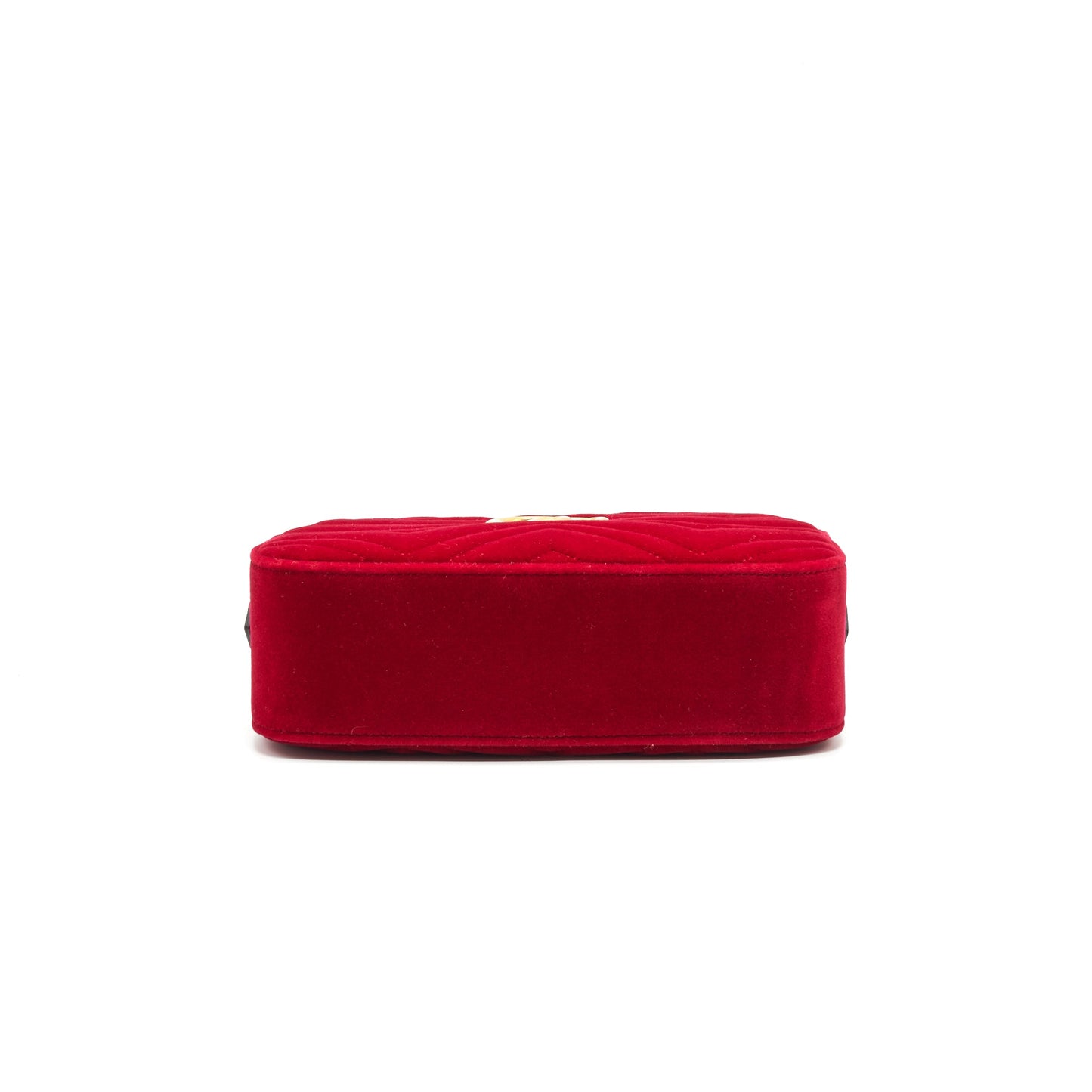 Gucci Marmont Valvet Camera Bag Red GHW