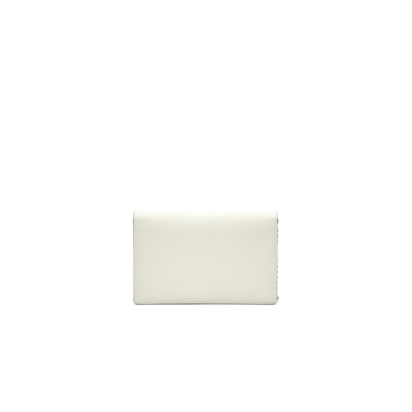 Luxury Dior saddle Pouch with Chain White GHW