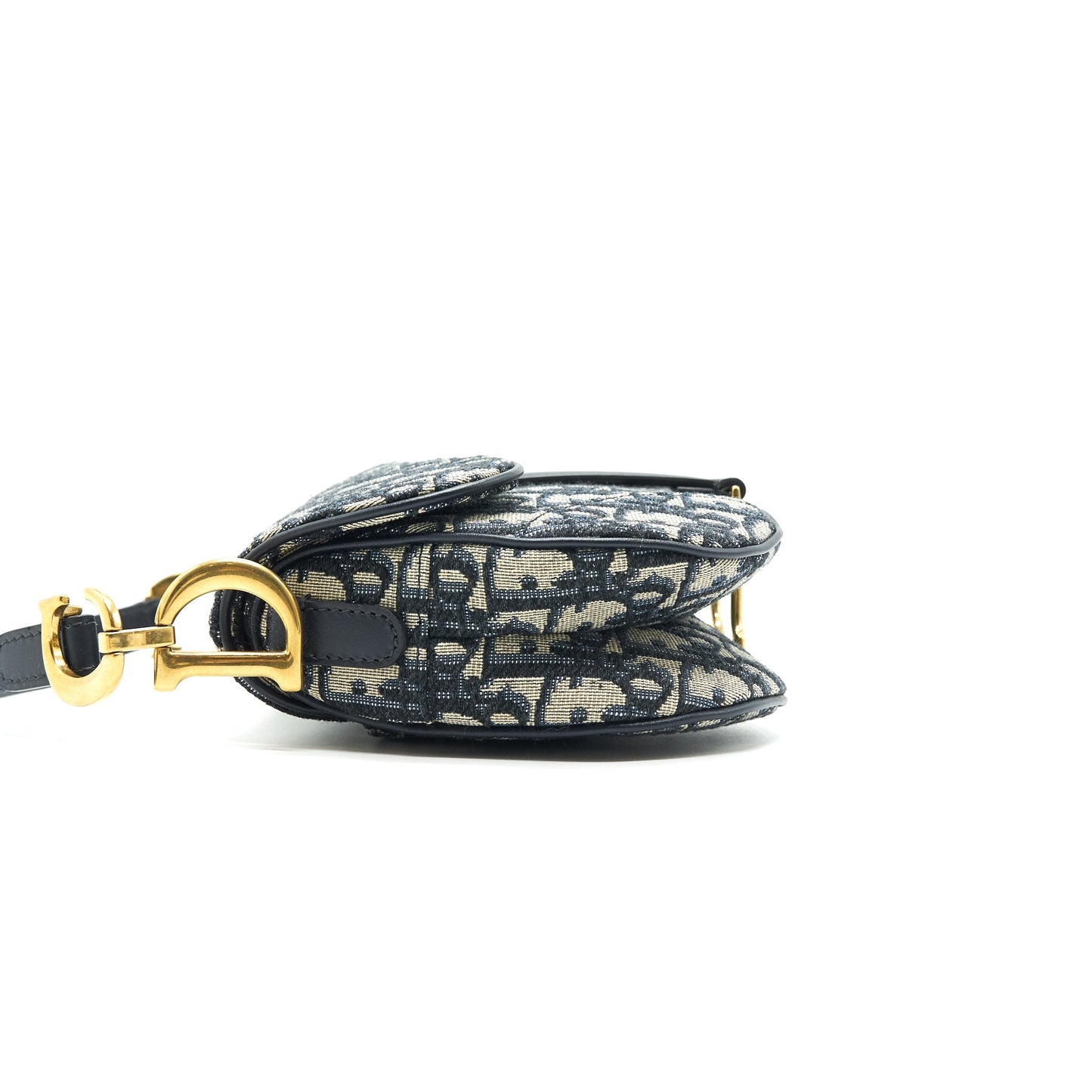 Luxury Dior Mini Saddle Bag Blue Oblique Jacquard