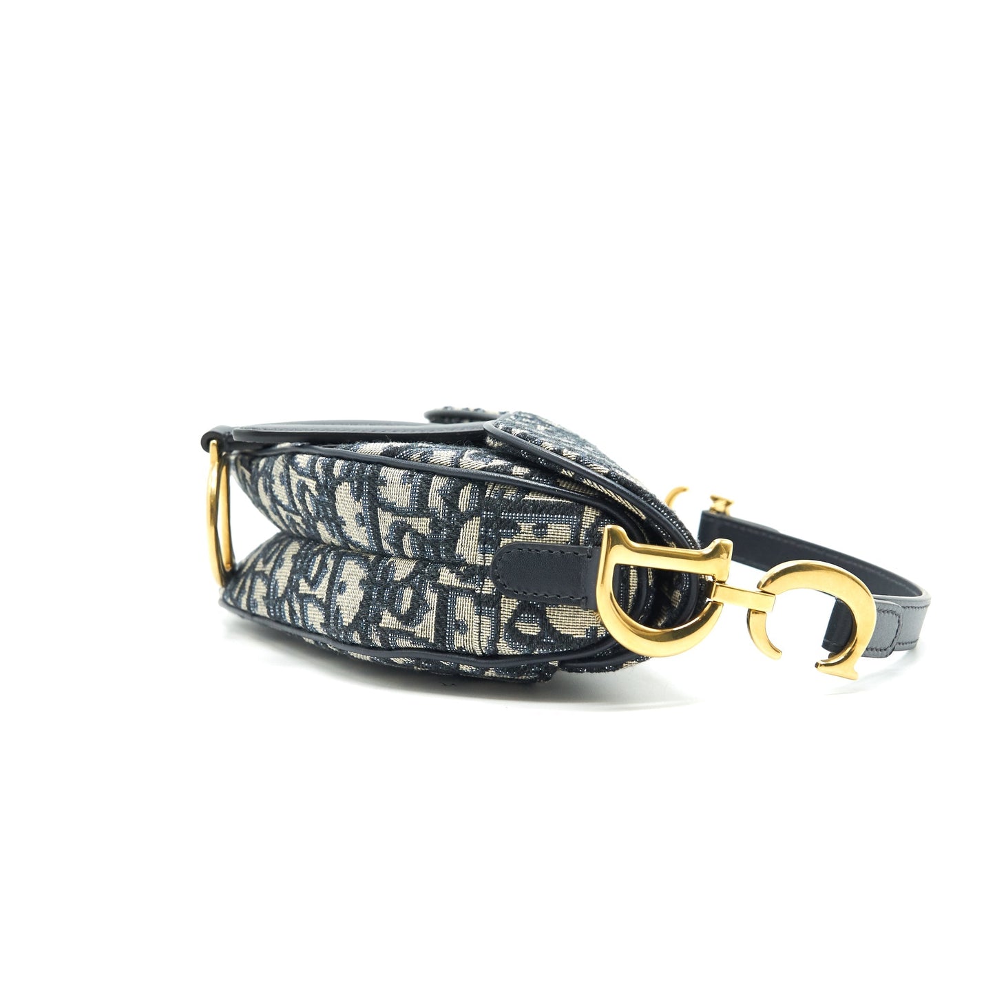 Luxury Dior Mini Saddle Bag Blue Oblique Jacquard