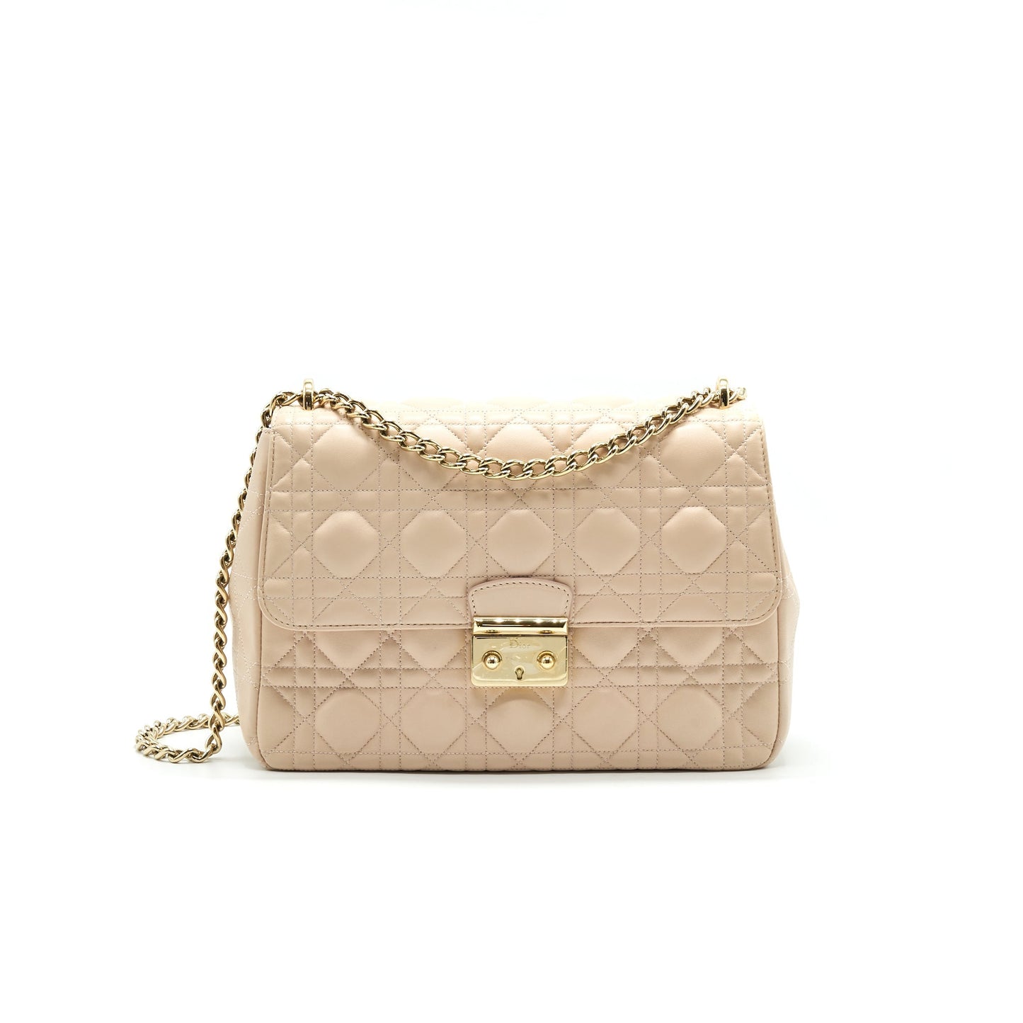 Luxury Dior Miss Luxury Dior Medium Flap Bag Light Pink with LGHW