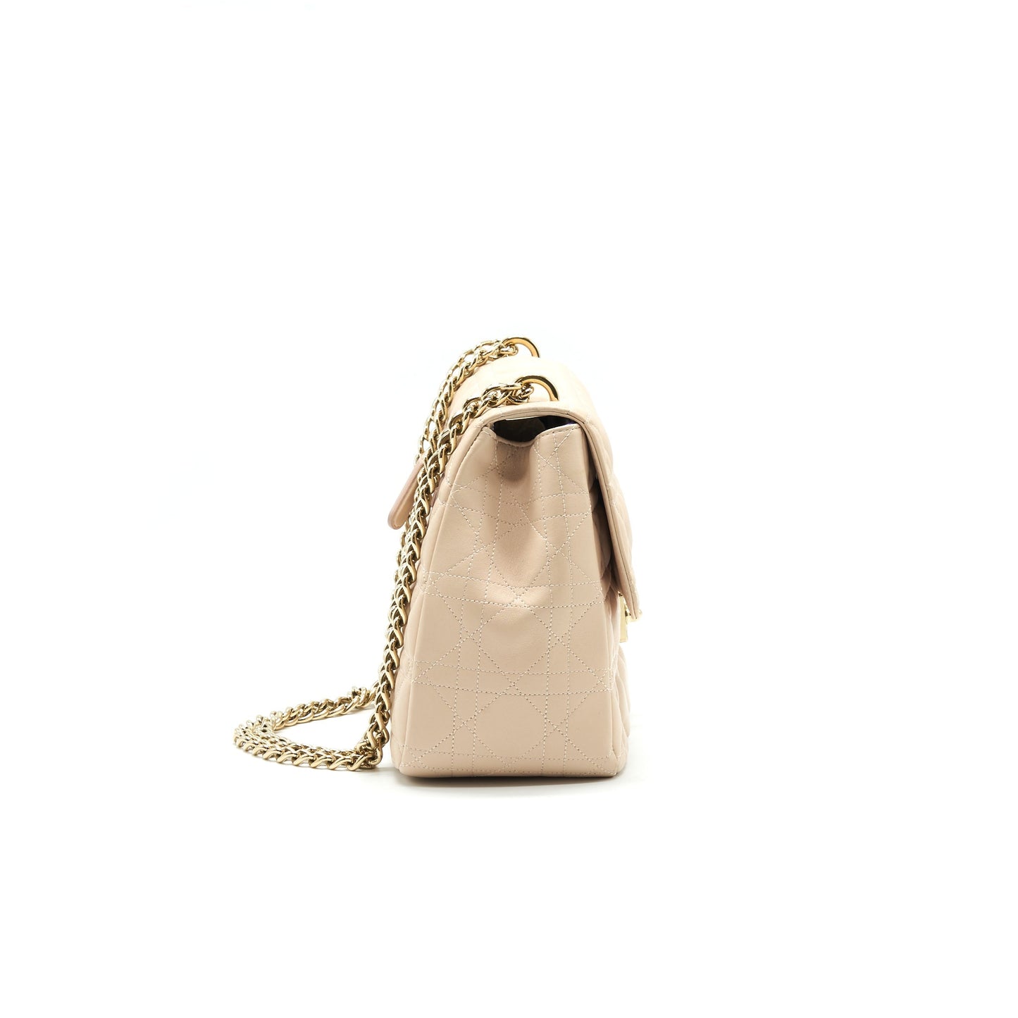 Luxury Dior Miss Luxury Dior Medium Flap Bag Light Pink with LGHW