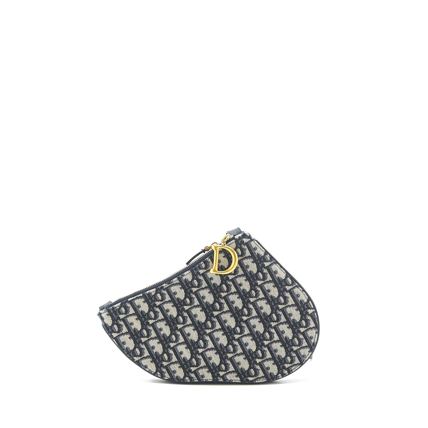 Luxury Dior Saddle Trio Crossbody Pouch blue Oblique