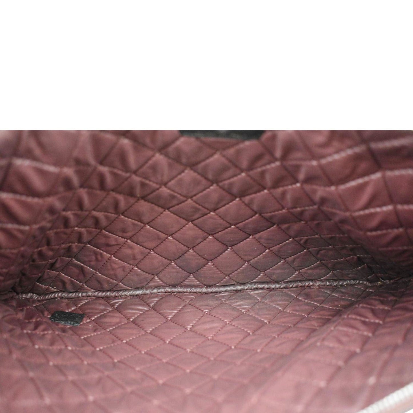 CHANEL Classic O-Case Caviar Leather Zip Pouch Black