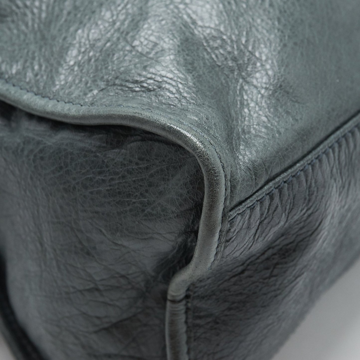 Balenciaga Tote Bag Dark Grey with Giant stud hardware
