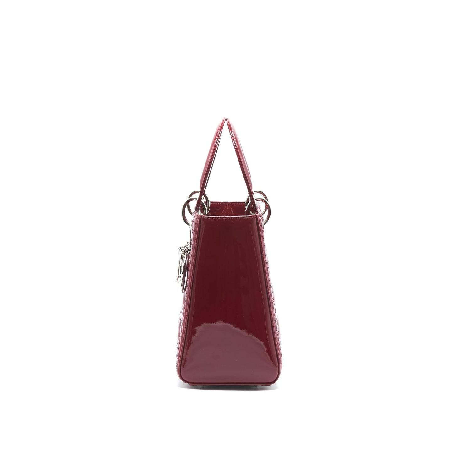 Luxury Dior lady Luxury Dior medium patent leather Red SHW