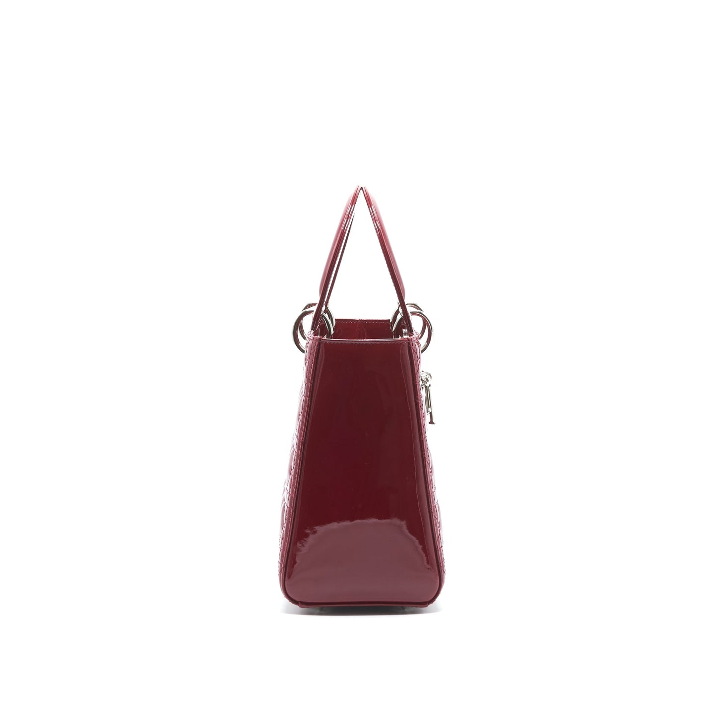 Luxury Dior lady Luxury Dior medium patent leather Red SHW