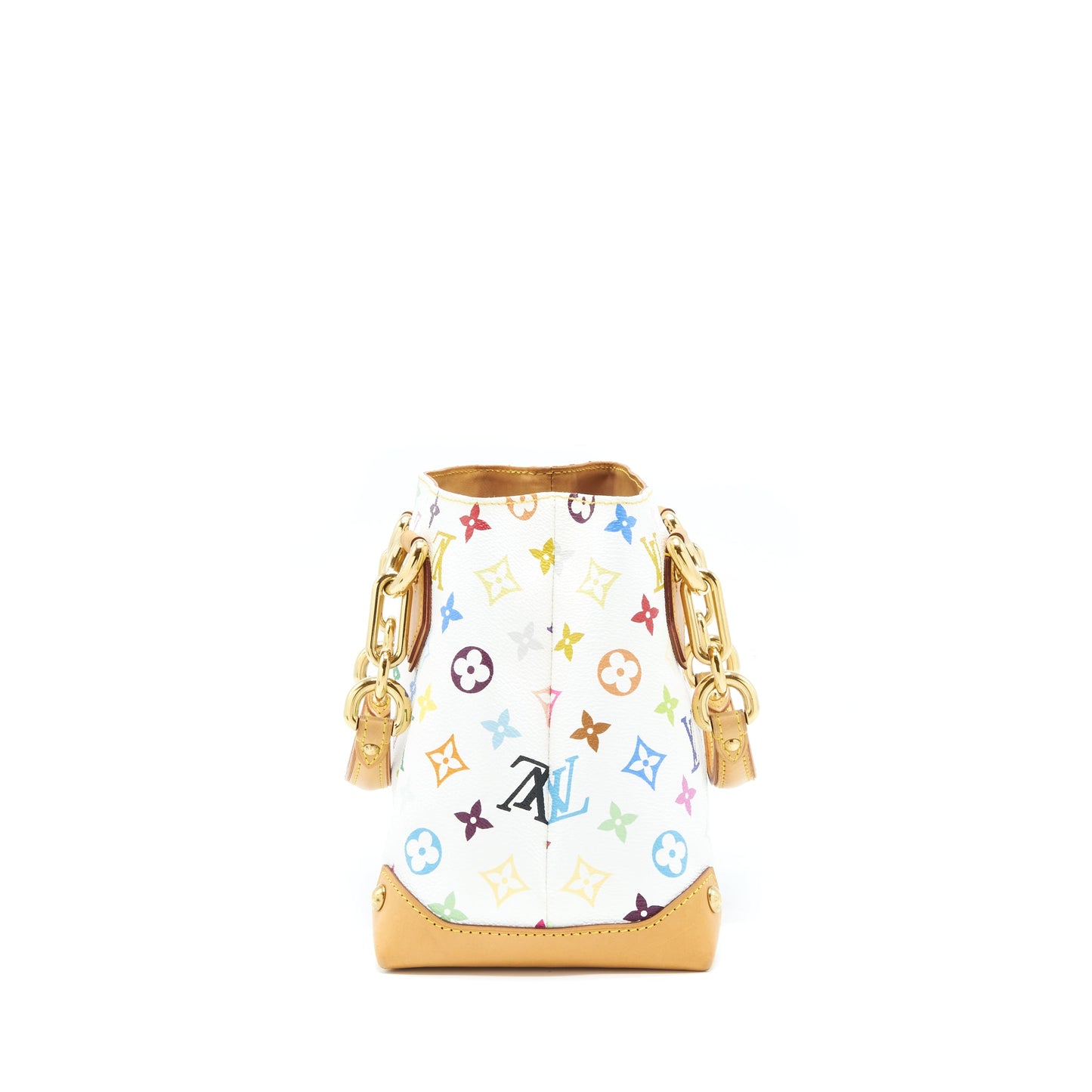 Louis Vuitton Vintage Tote Bag White/Multicolour GHW