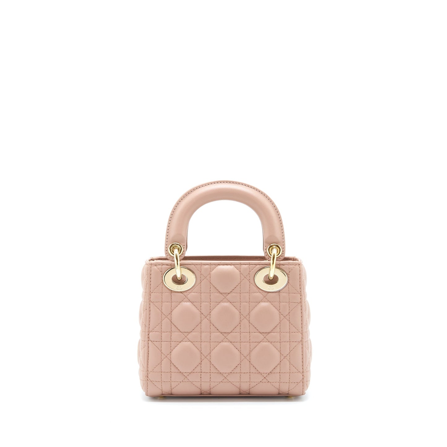 Luxury Dior Mini Lady Luxury Dior Lambskin Pink GHW