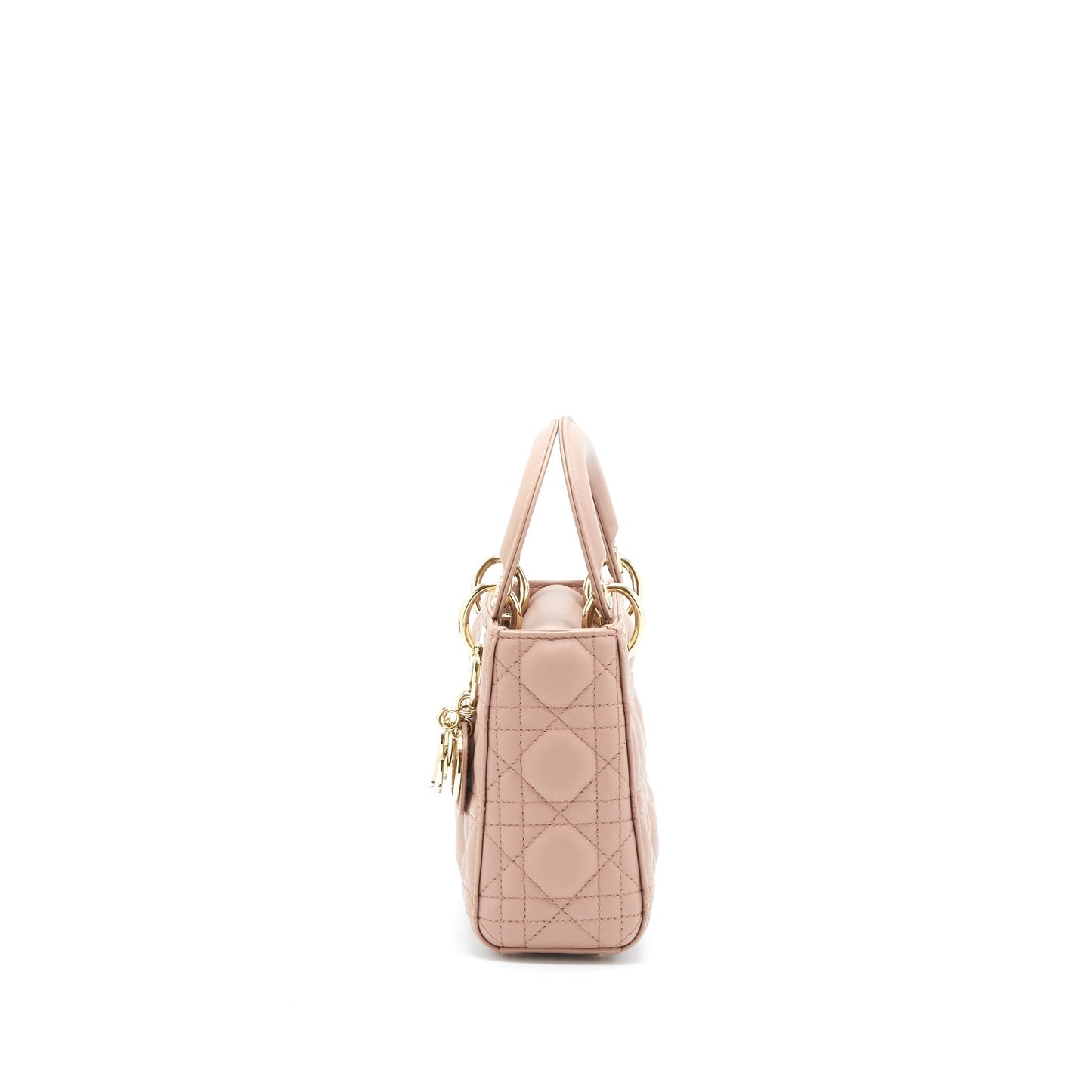 Luxury Dior Mini Lady Luxury Dior Lambskin Pink GHW