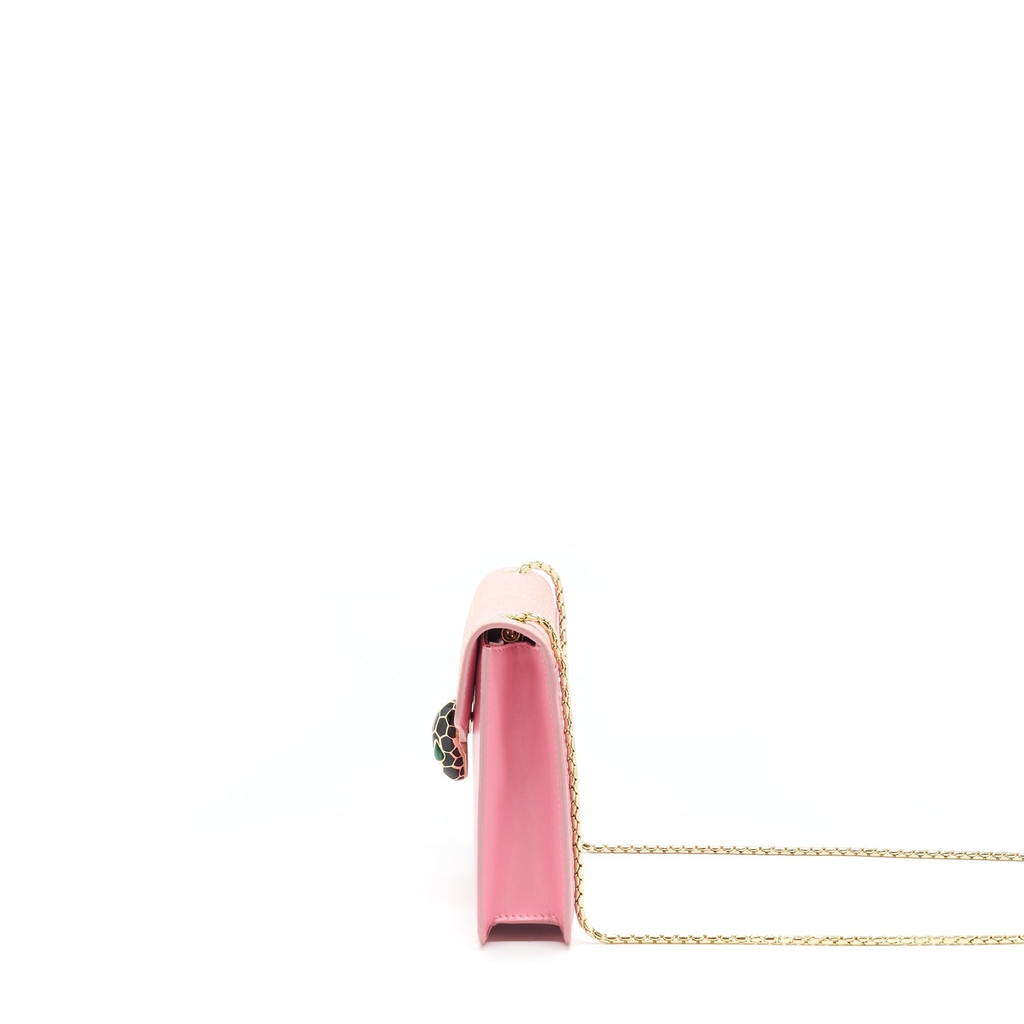 Bvlgari Serpenti Forever Crossbody Bag Gaulchat And Calfskin Light Pink LGHW