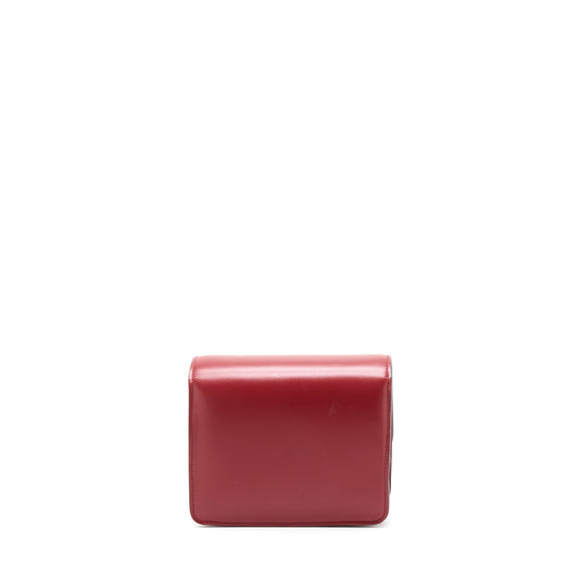 Celine Small Classic Bag In Box Calfskin Red GHW