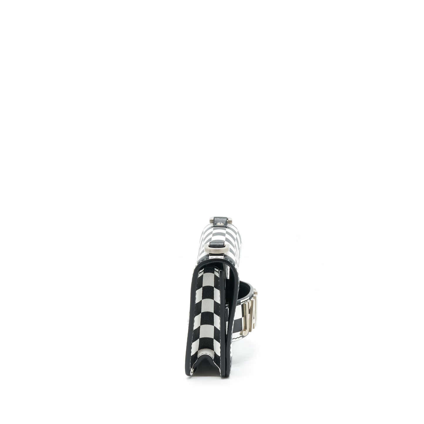 Luxury Dior Mini J’aLuxury Dior Flap Bag Black/ White With Wide Shoulder Strap SHW
