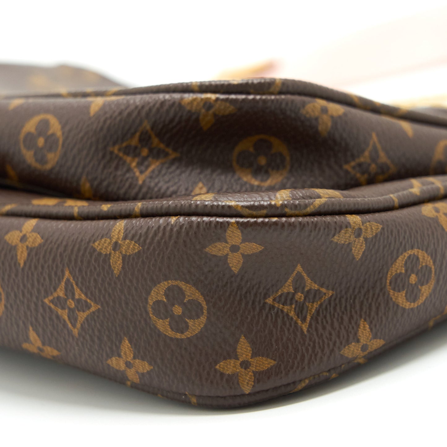 Louis Vuitton Multi Pochette Accessories Rose Clair Monogram Canvas GHW
