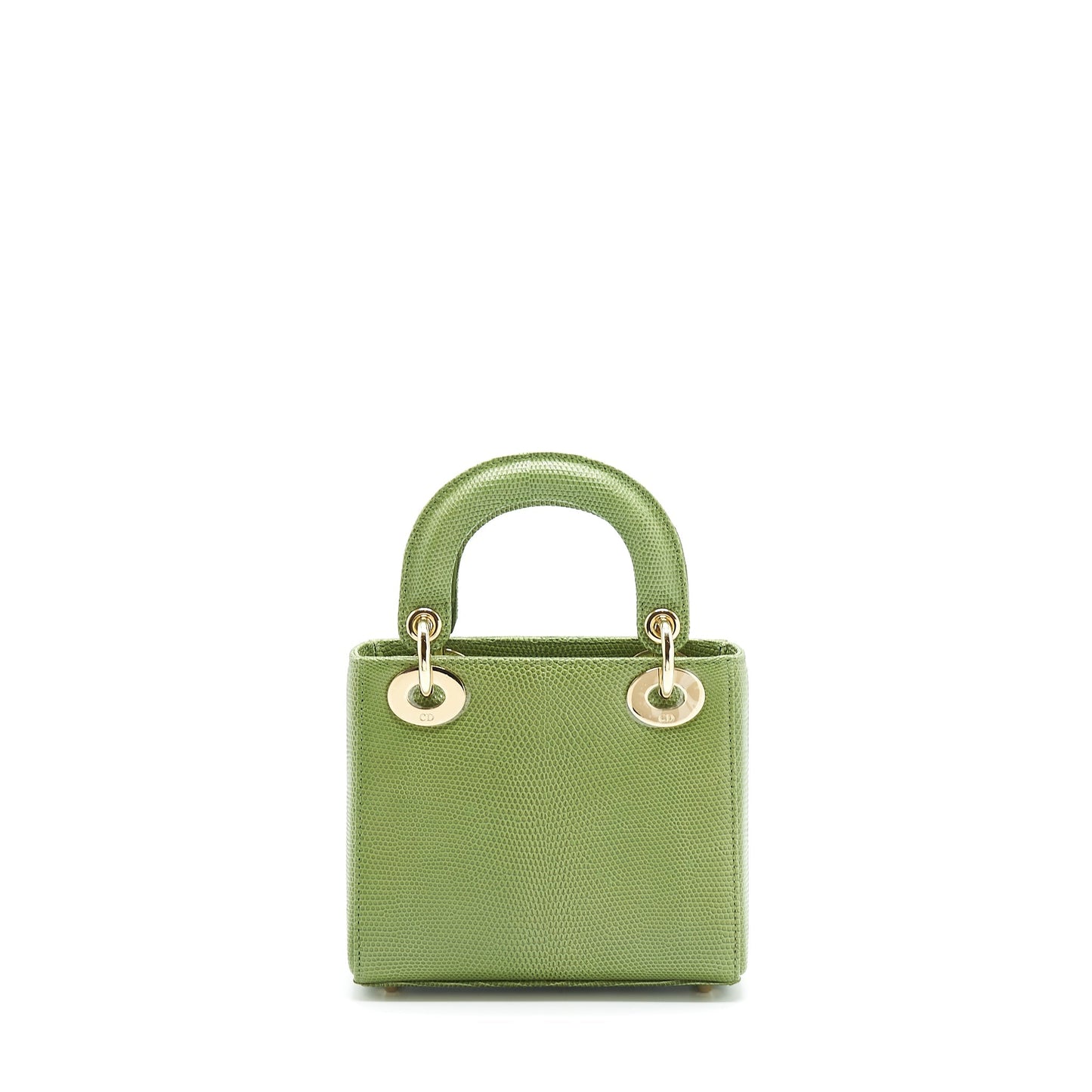Luxury Dior Mini Lady Luxury Dior Lizard Light Green SHW