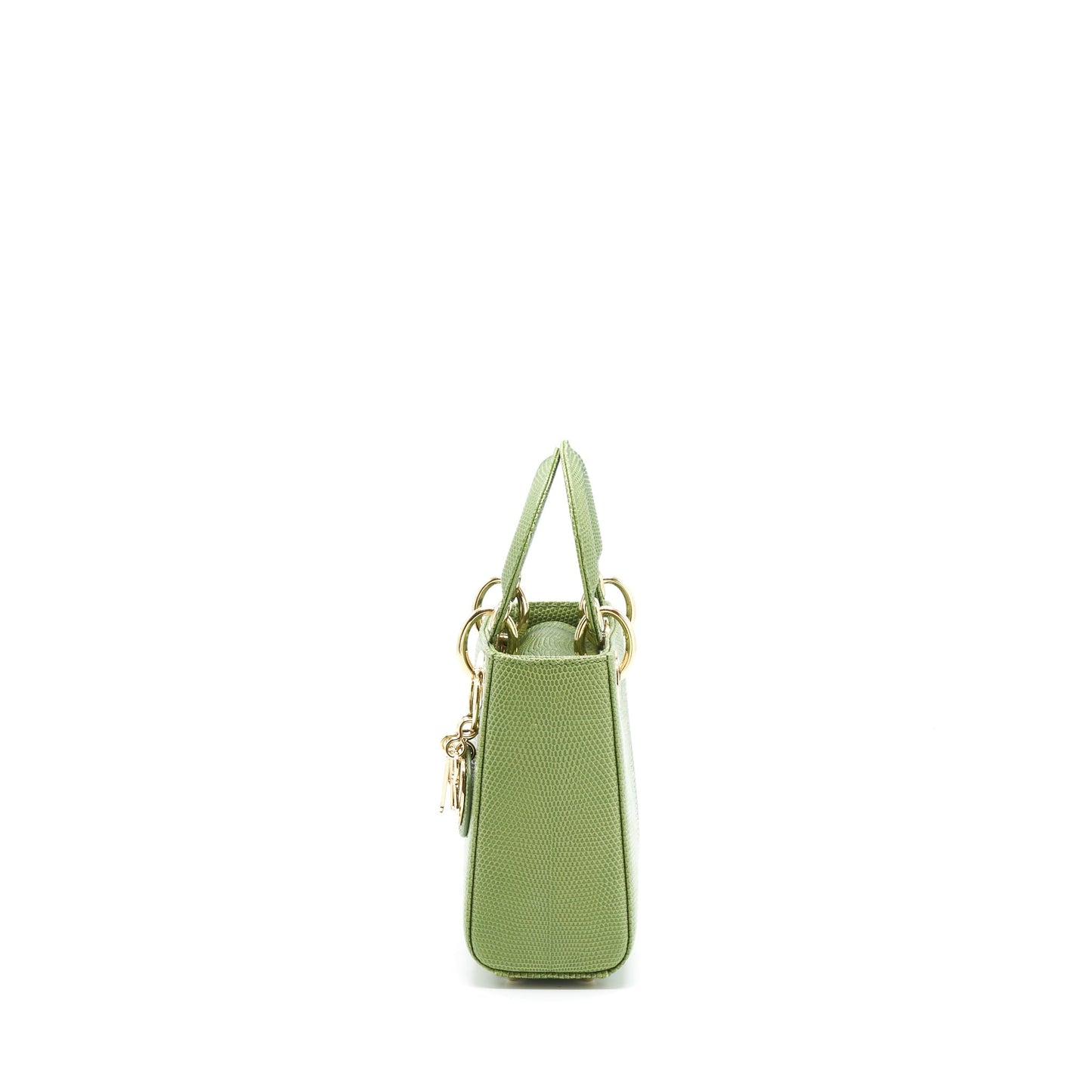 Luxury Dior Mini Lady Luxury Dior Lizard Light Green SHW