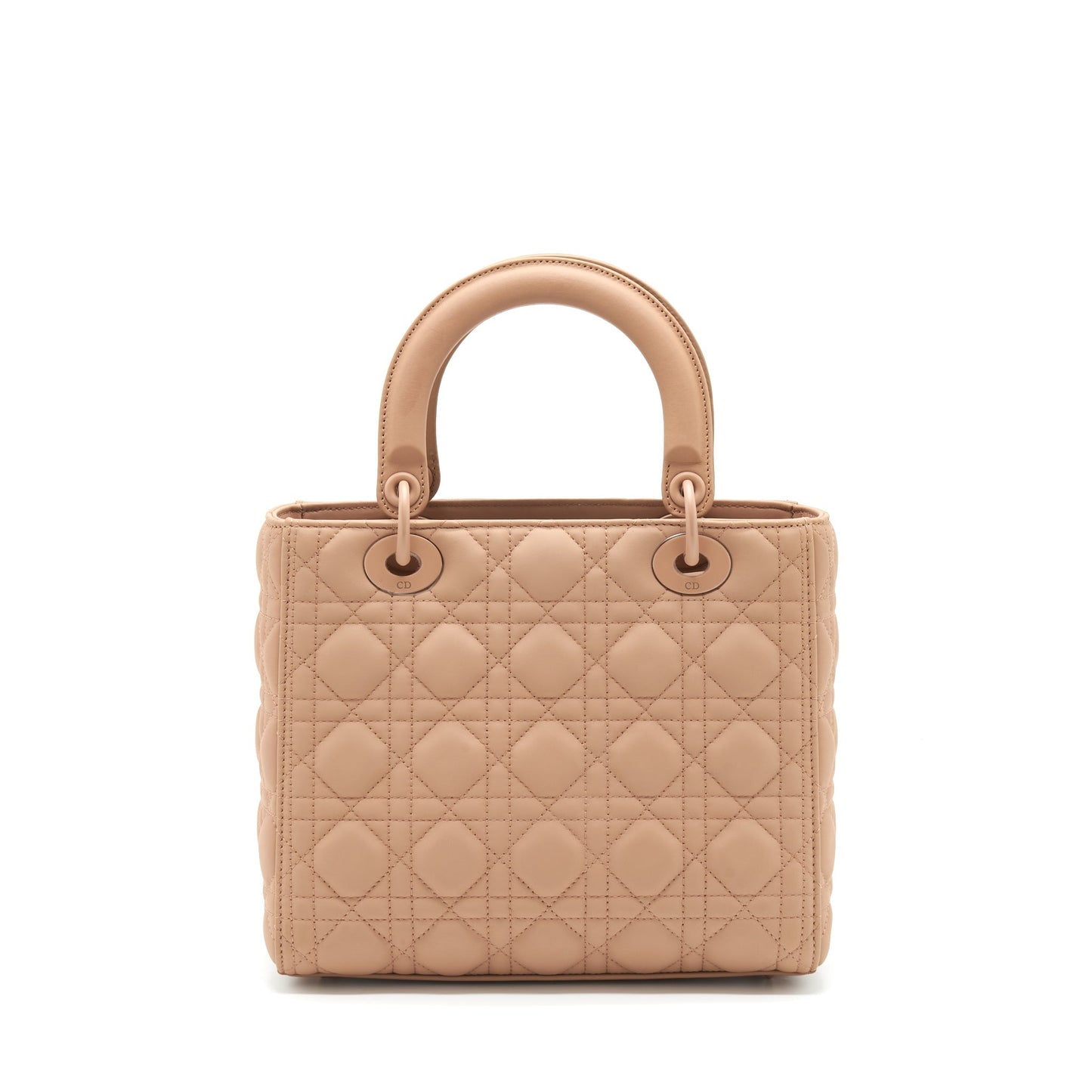 Luxury Dior Medium Lady Luxury Dior Blush Ultramatte Cannage Calfskin Bag