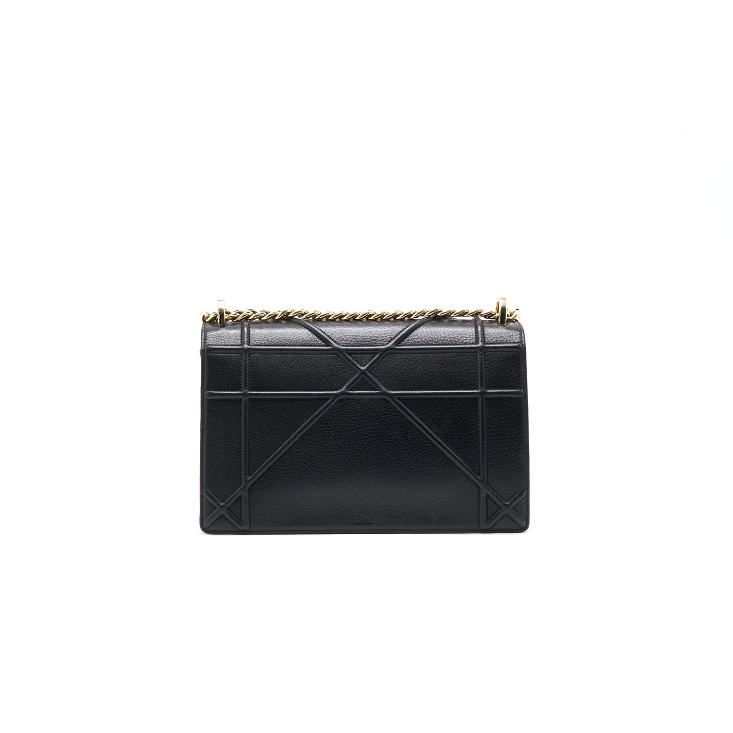 Luxury Dior MEDIUM Luxury DiorAMA CALFSKIN SHOULDER BAG BLACK