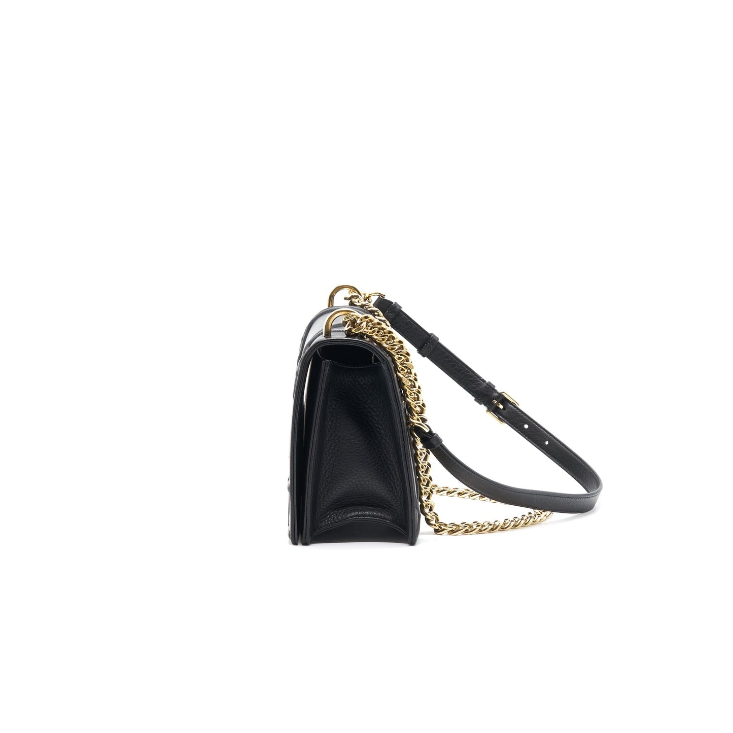 Luxury Dior MEDIUM Luxury DiorAMA CALFSKIN SHOULDER BAG BLACK