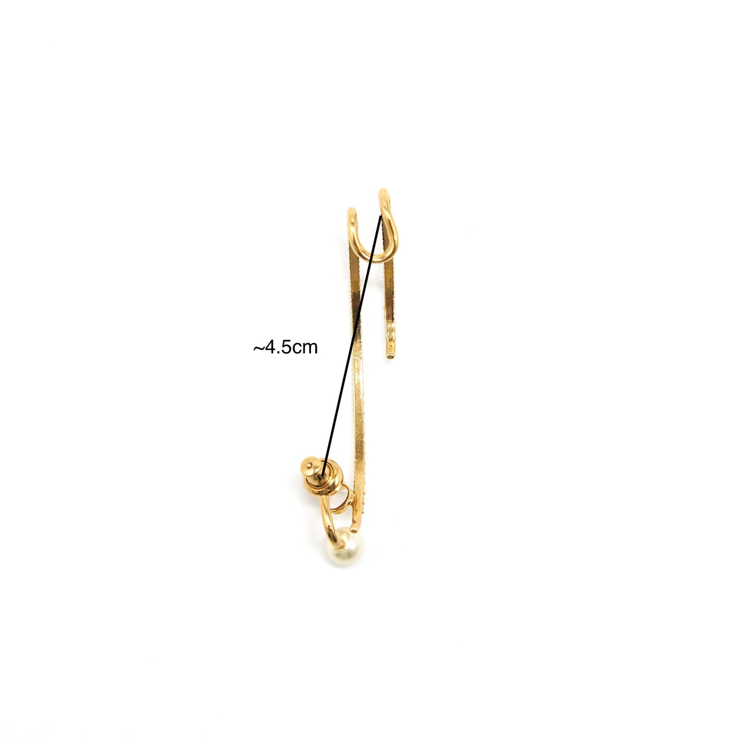 Christian Luxury Dior One Side Cuff Earring