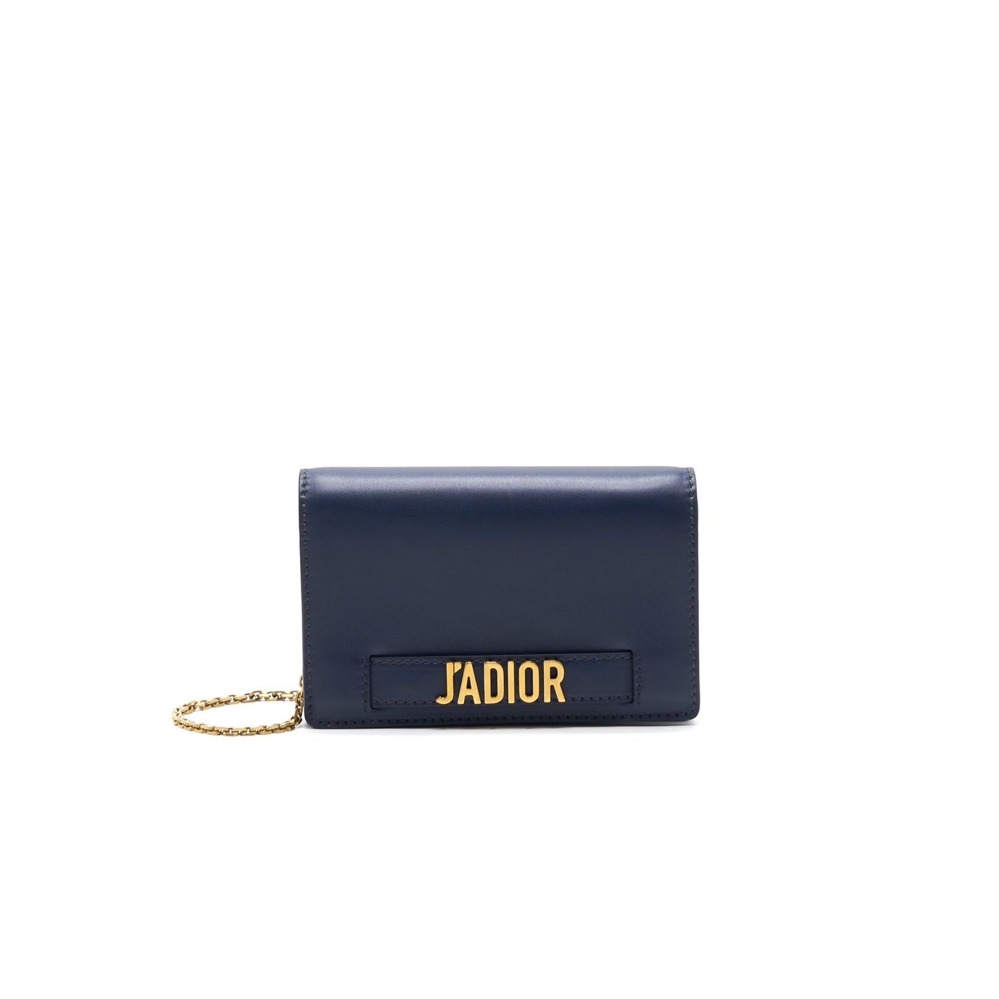 Luxury Dior J'a Luxury Dior Wallet on Chain Navy GHW