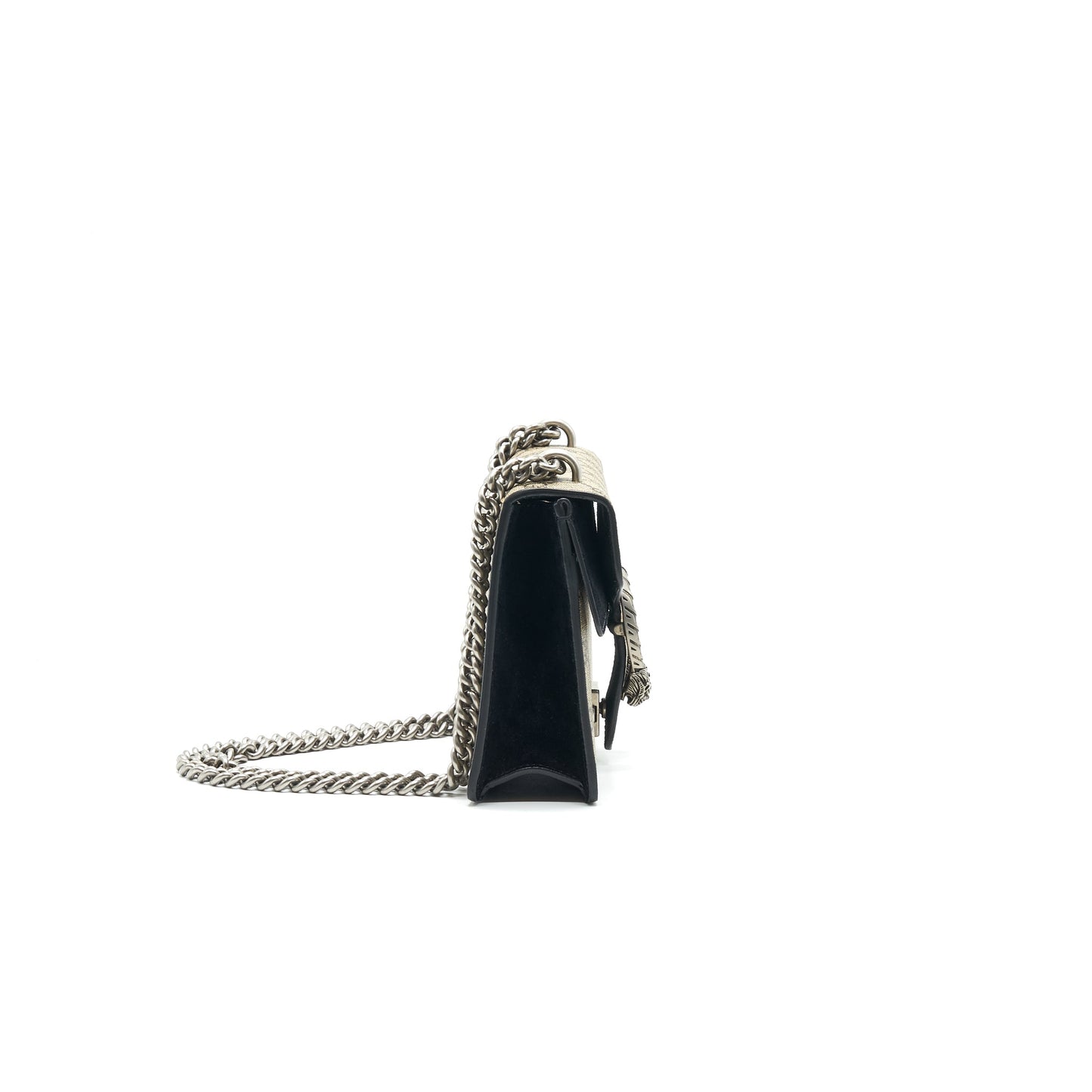 GUCCI DIONYSUS GG SUPREME MINI BAG BLACK