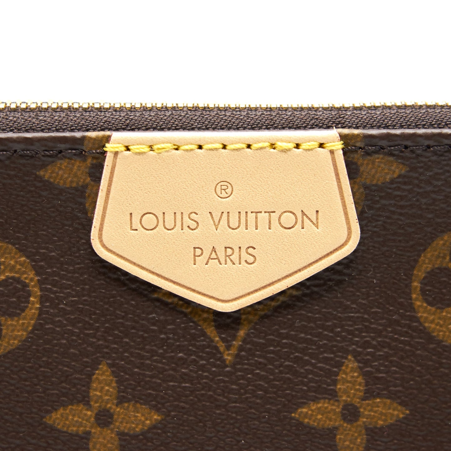 LOUIS VUITTON MULTI POCHETTE MONOGRAM ACCESSORIES KHAKI STRAP