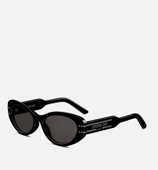 Luxury Diorsignature B8U Black Oval Sunglasses