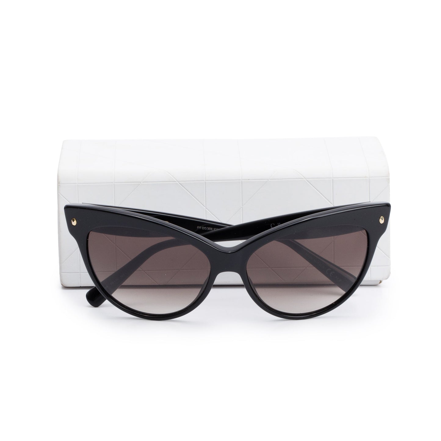Dior Black Acetate DiorMohotani Cat Eye Sunglasses
