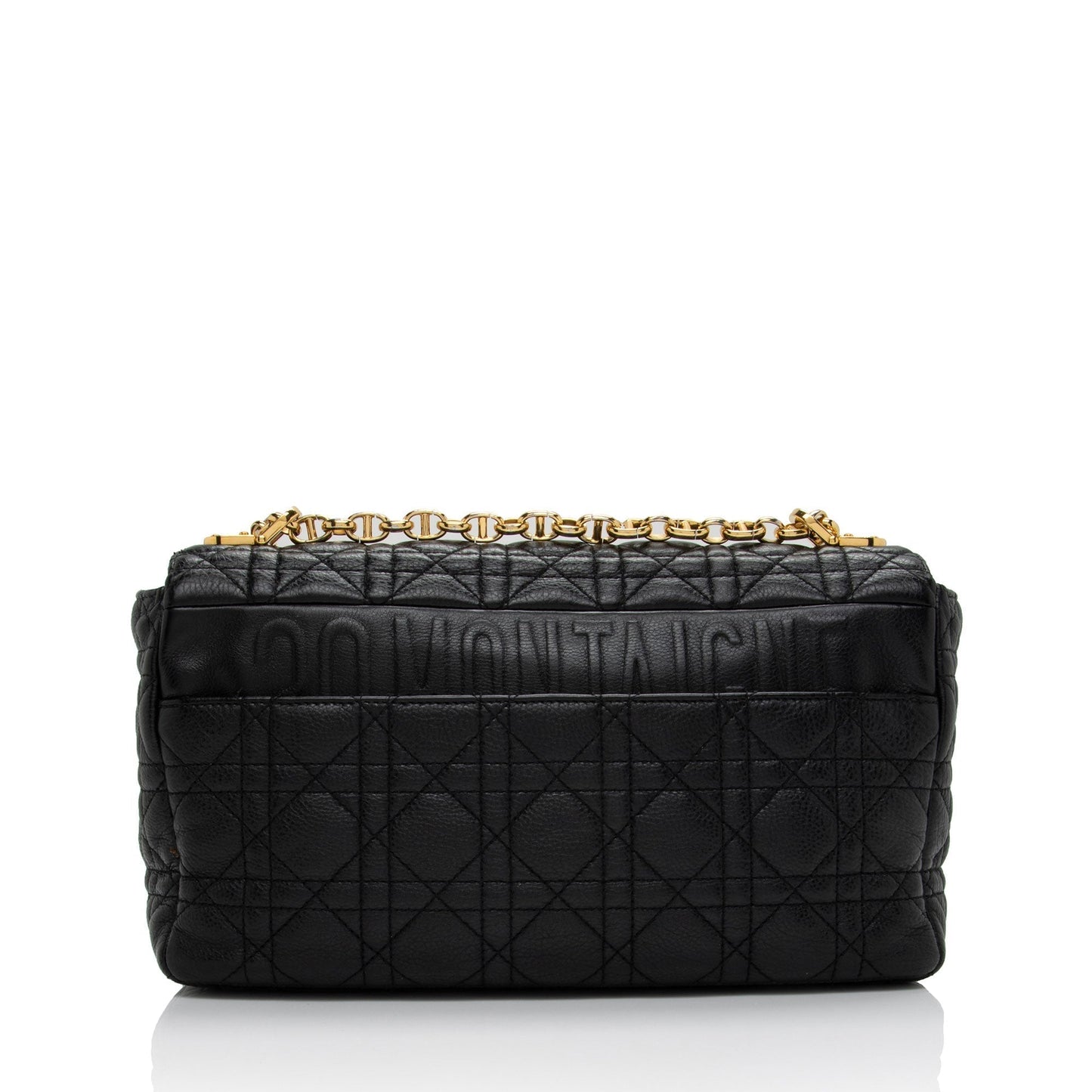 Luxury DiorCannage Calfskin Caro Large Shoulder Bag (SHF-NckJ9e)