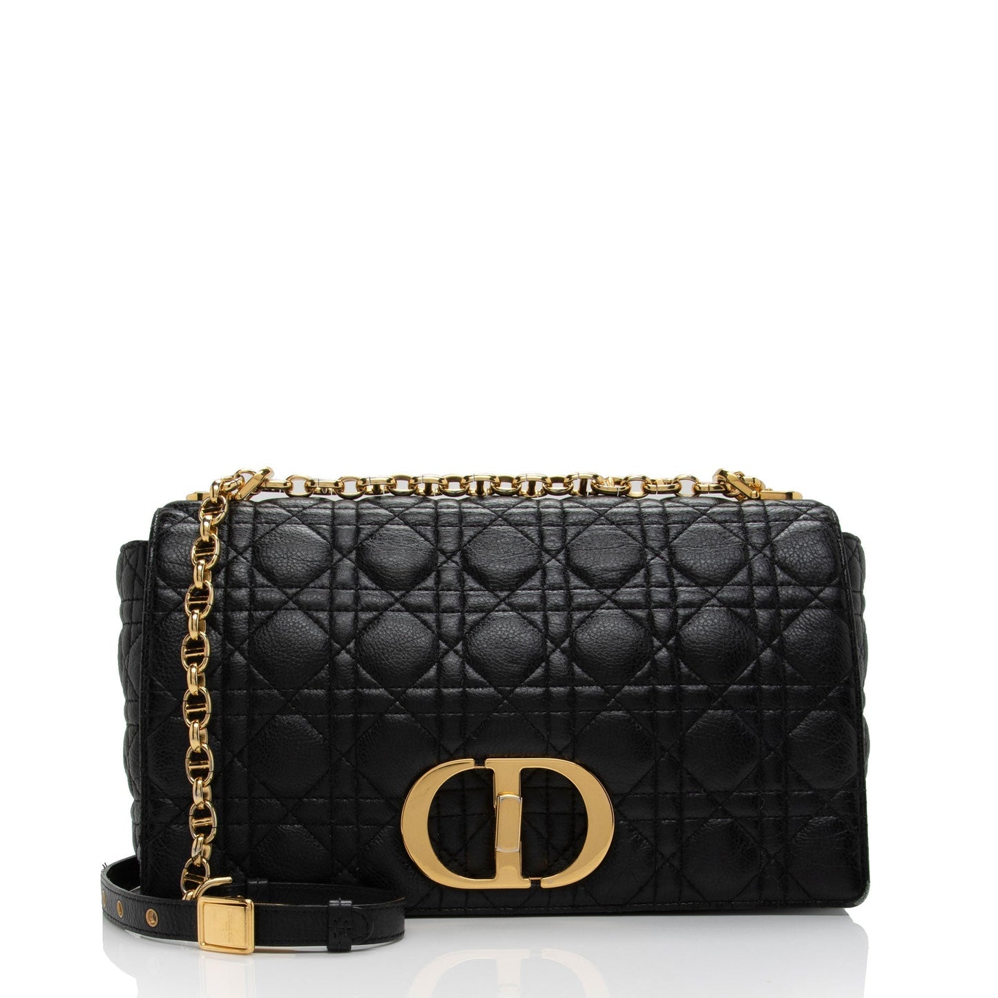 Luxury DiorCannage Calfskin Caro Large Shoulder Bag (SHF-NckJ9e)