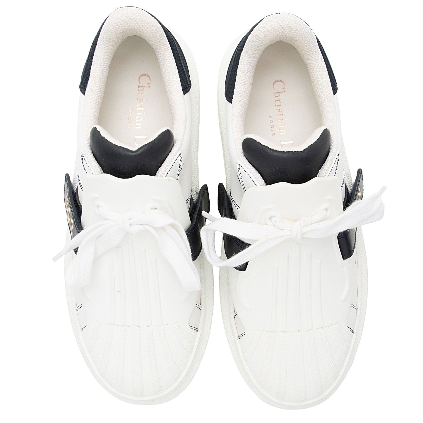 Luxury DiorCalfskin Dior-ID Platform Sneakers - Size 7 / 37 (SHF-Hqimzy)