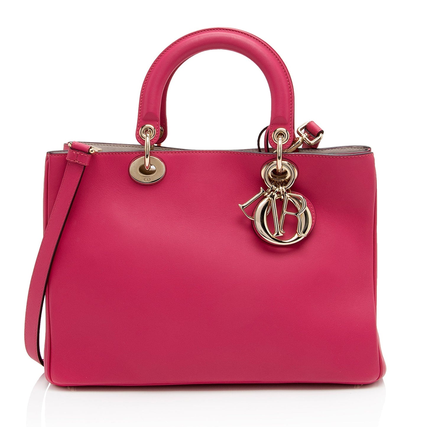 Luxury DiorCalfskin Diorissimo Medium Tote (SHF-8DRXfS)