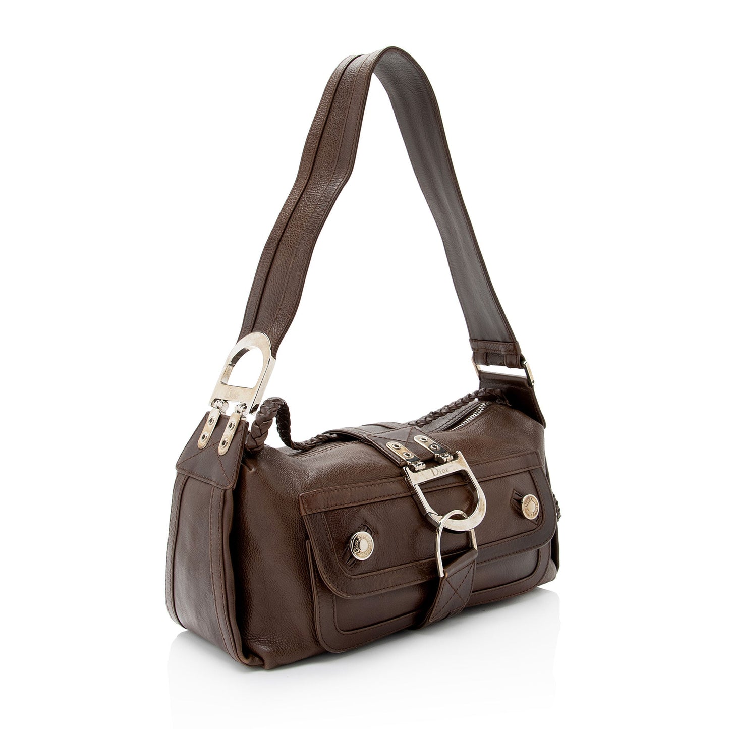 Luxury DiorCalfskin Flight E/W Large Shoulder Bag (SHF-1WkgT6)