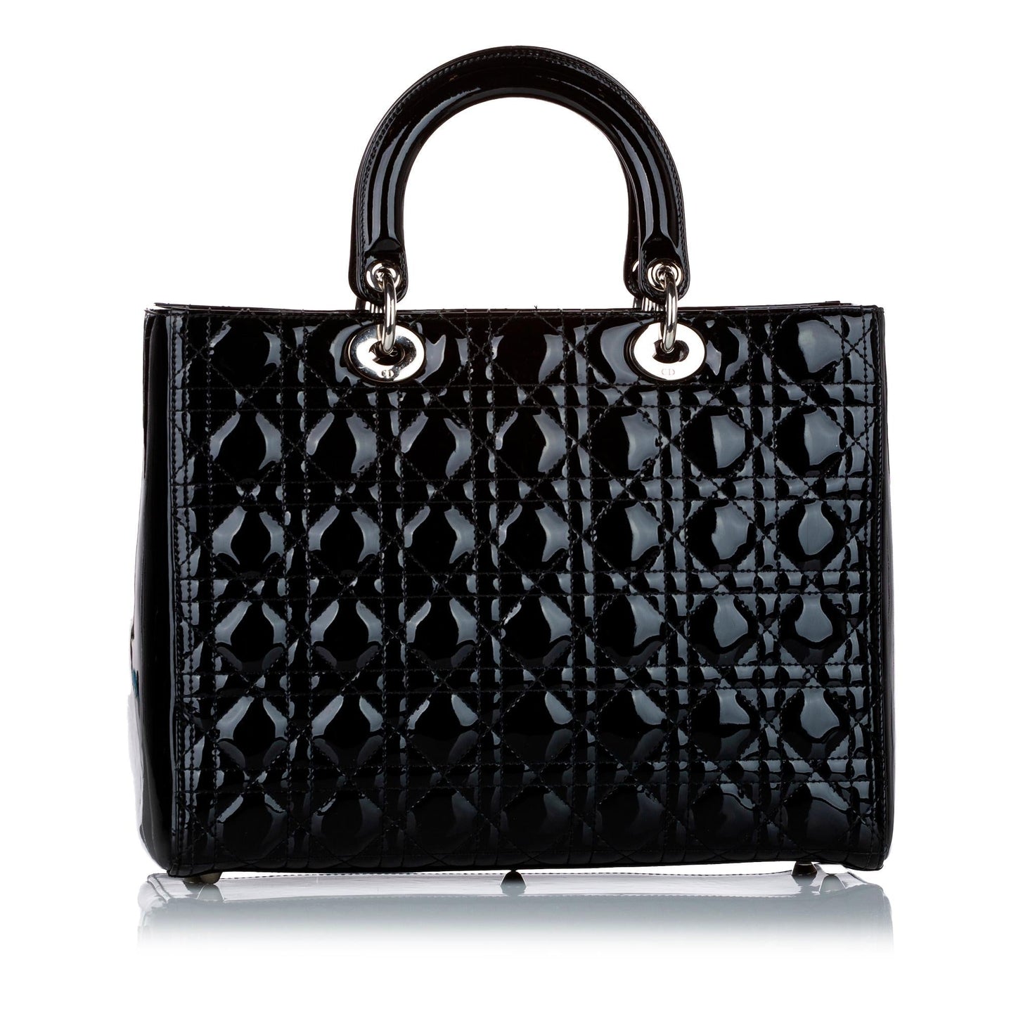 Luxury DiorCannage Lady Luxury DiorPatent Leather Satchel (SHG-29201)