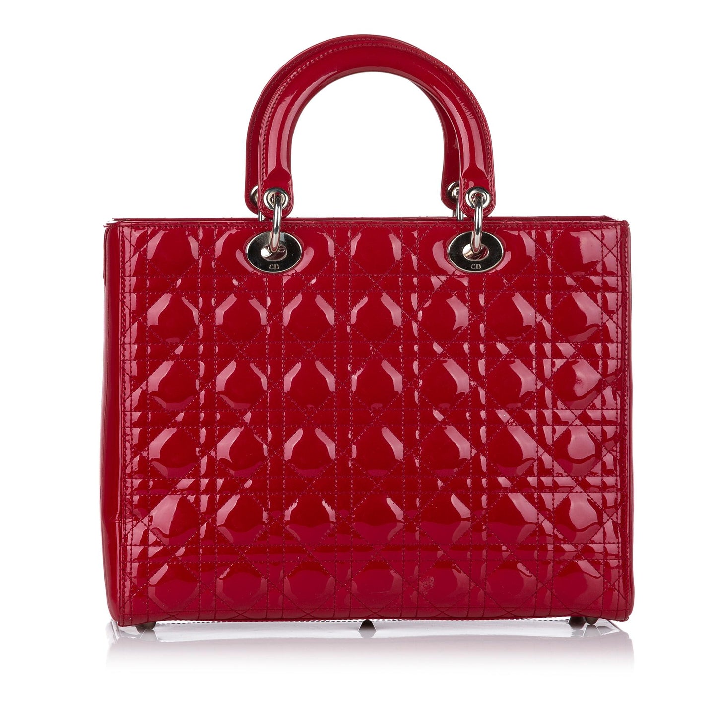 Luxury DiorCannage Lady Luxury DiorPatent Leather Satchel (SHG-30092)