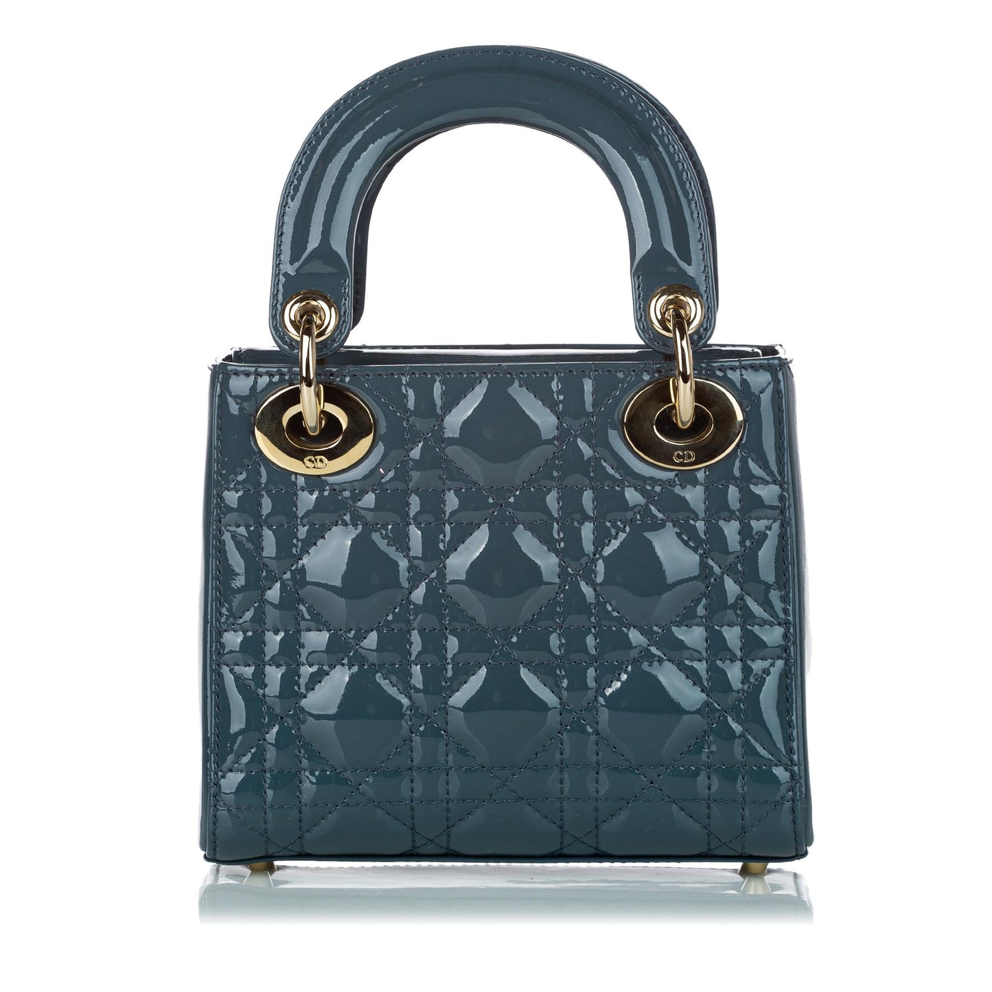 Luxury DiorCannage Lady Luxury DiorPatent Leather Satchel (SHG-30911)