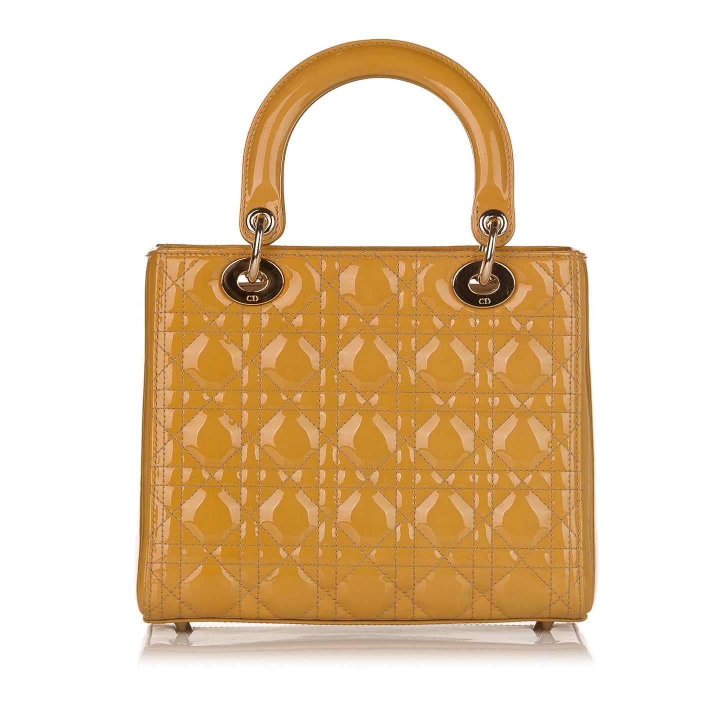 Luxury DiorCannage Lady Luxury DiorPatent Leather Satchel (SHG-34556)