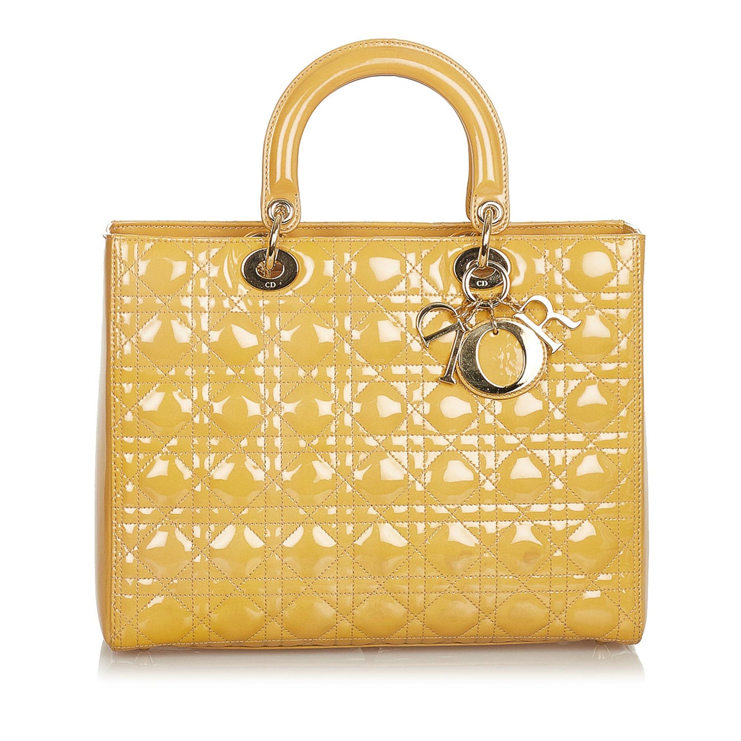 Luxury DiorCannage Lady Luxury DiorPatent Leather Tote (SHG-25997)