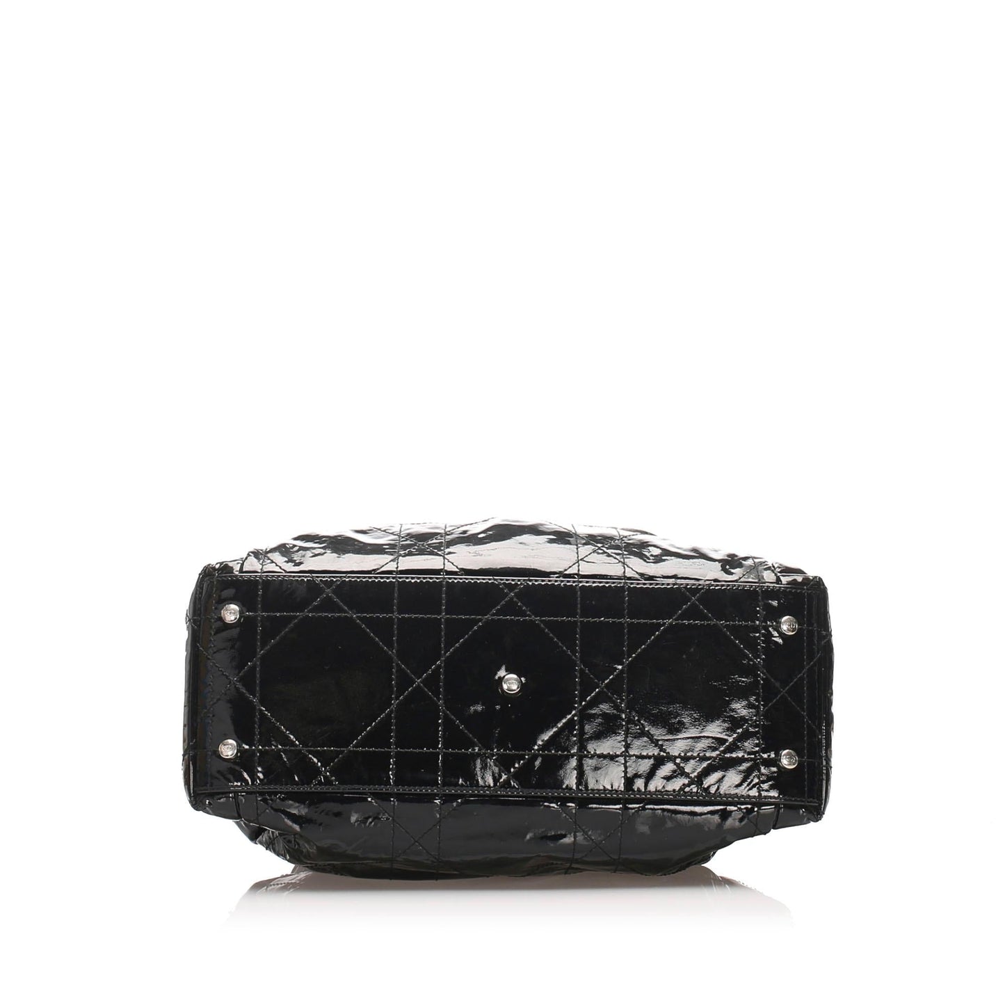 Luxury DiorCannage Patent Leather Le Trente Shoulder Bag (SHG-13098)