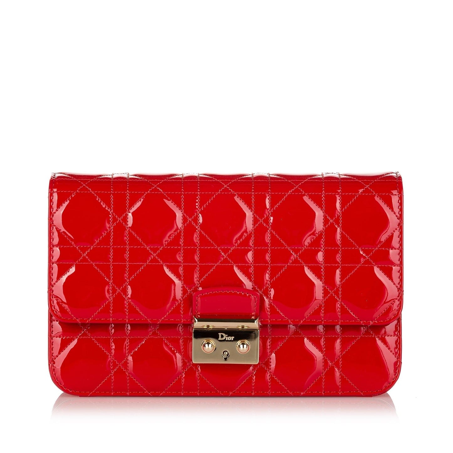 Luxury DiorCannage Miss Luxury DiorPromenade Chain Leather Crossbody Bag (SHG-23861)
