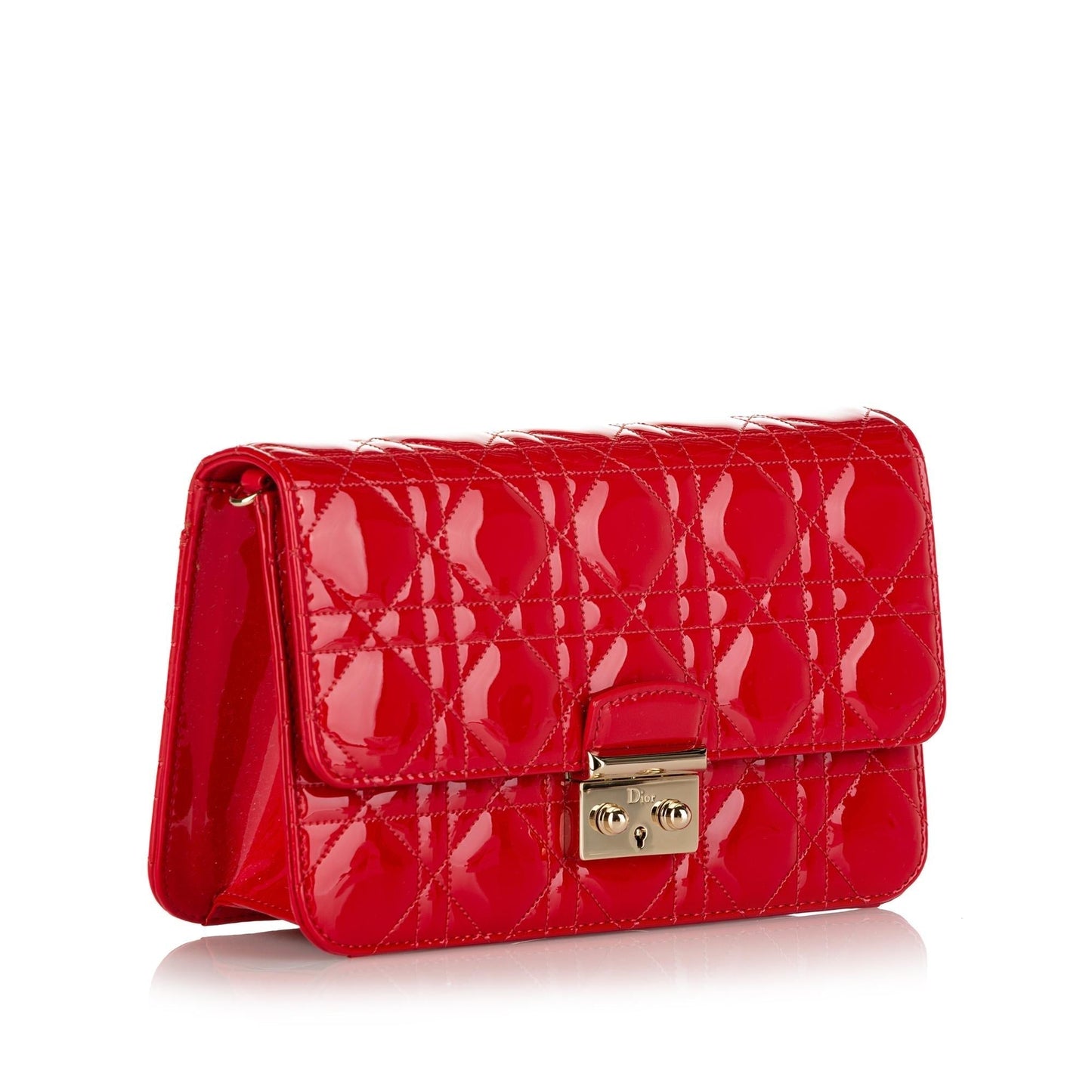 Luxury DiorCannage Miss Luxury DiorPromenade Chain Leather Crossbody Bag (SHG-23861)