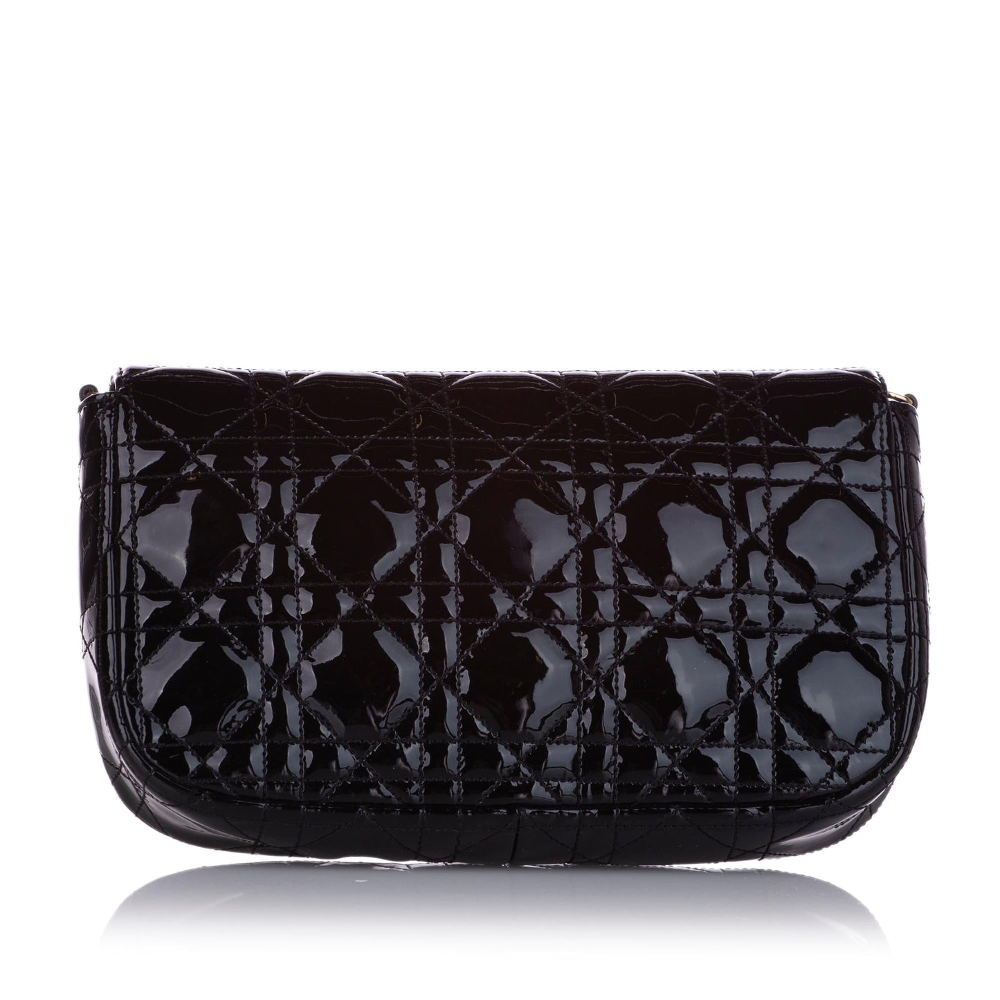 Luxury DiorCannage Miss Luxury DiorPromenade Patent Leather Crossbody Bag (SHG-28451)