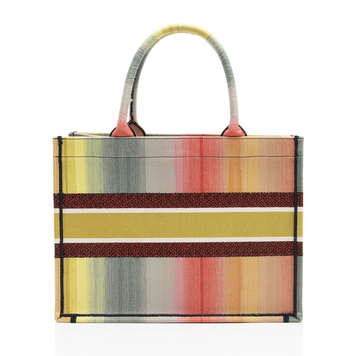 Luxury DiorCanvas Dioraura Small Book Tote (SHF-Y8CaHB)