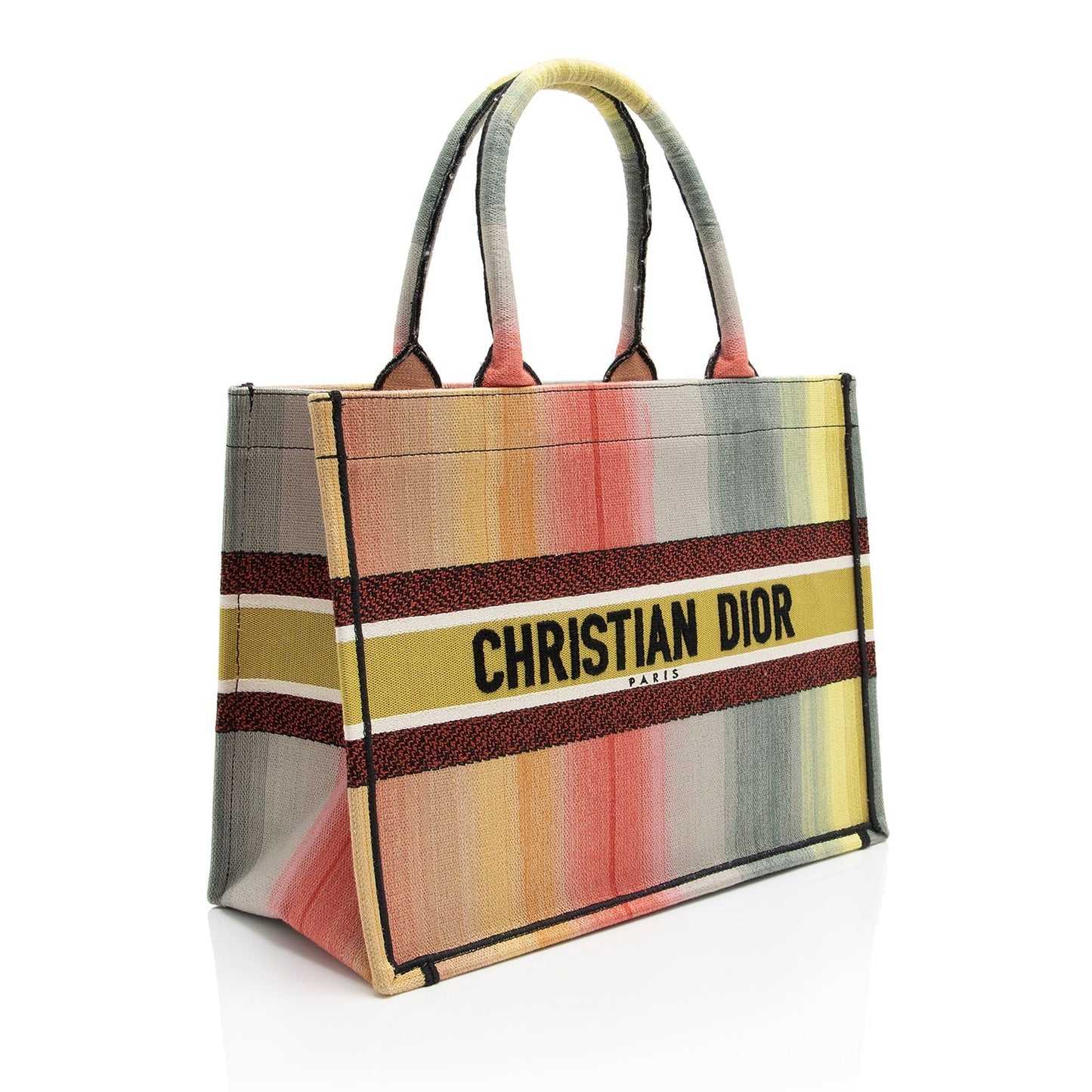 Luxury DiorCanvas Dioraura Small Book Tote (SHF-Y8CaHB)