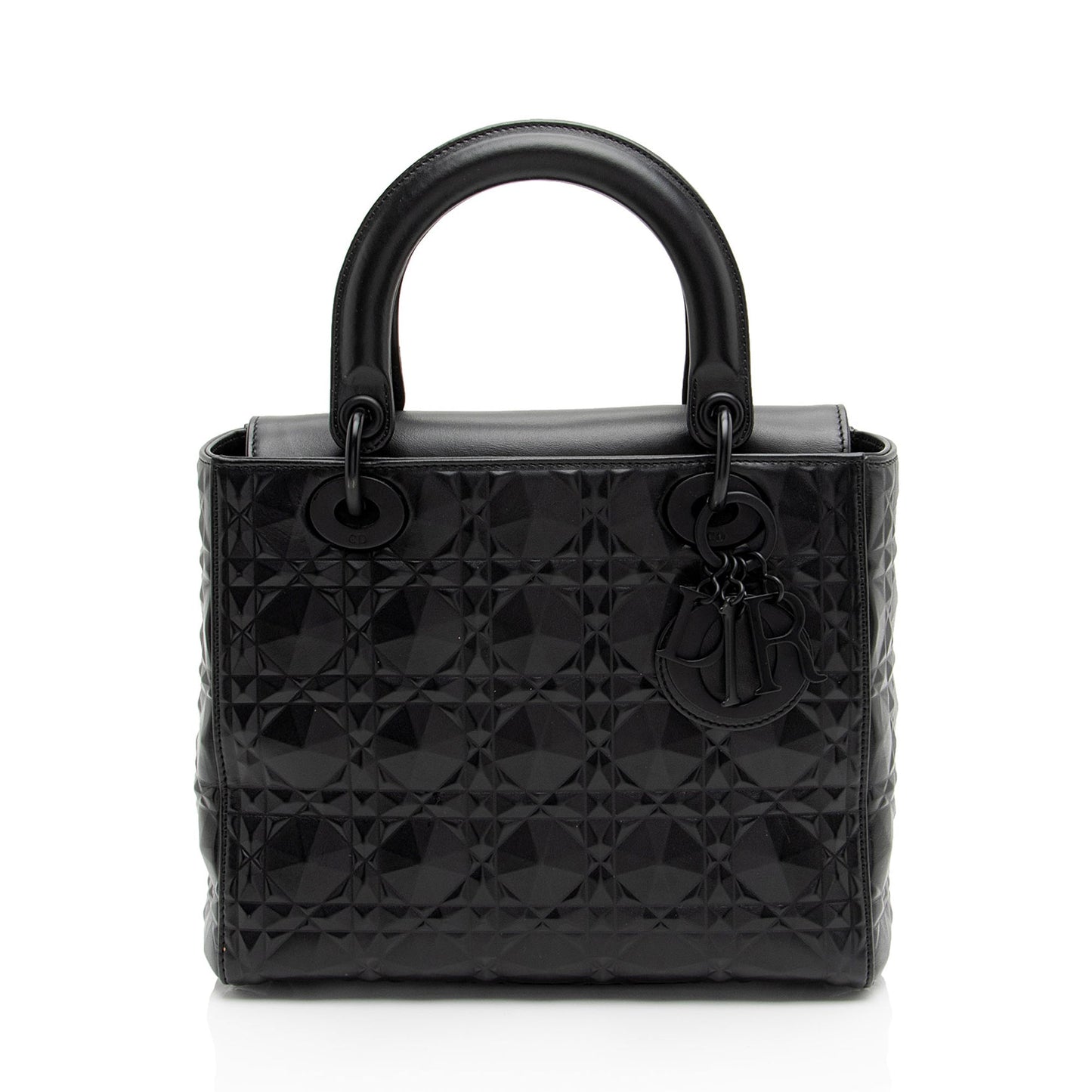 Luxury DiorDiamond Calfskin Lady Luxury DiorMedium Tote (SHF-39Dale)